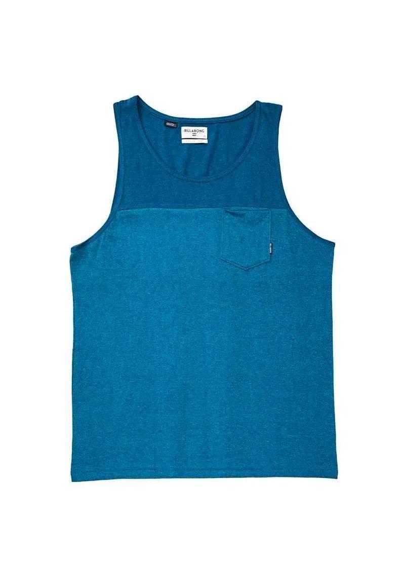 Polera S/M Hombre Zenith Blocked Tank Azul Oscuro-0