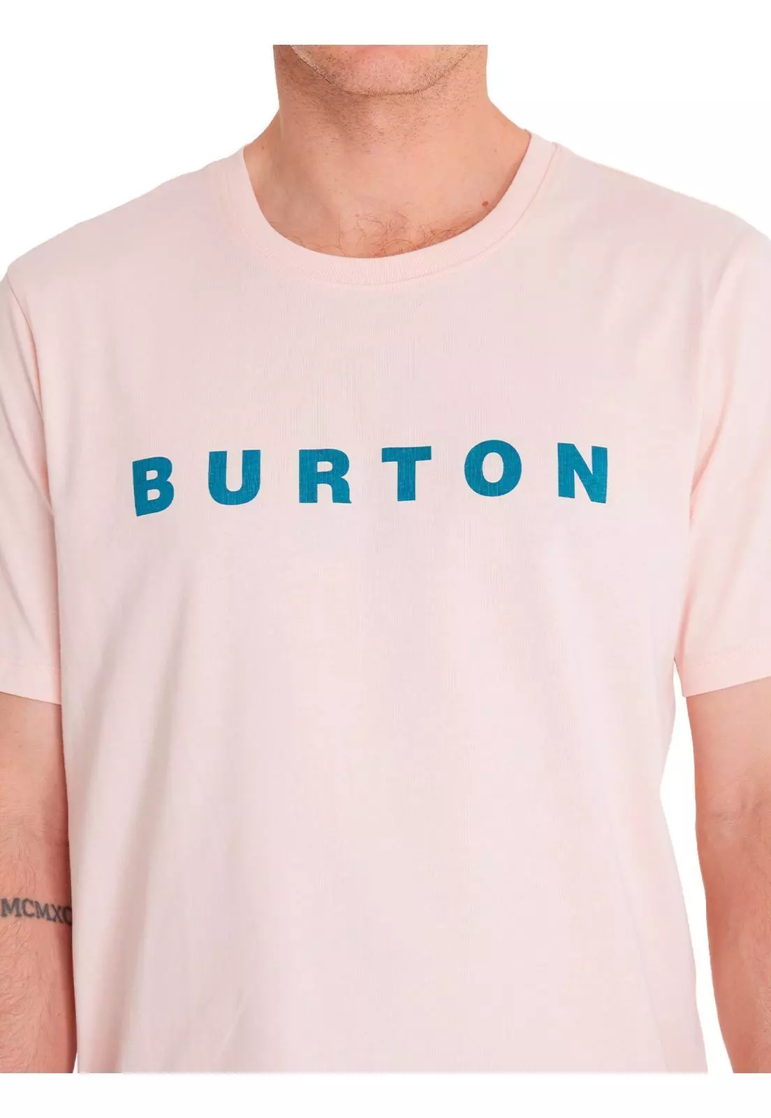 Polera manga corta Hombre Short Sl Rosado-3