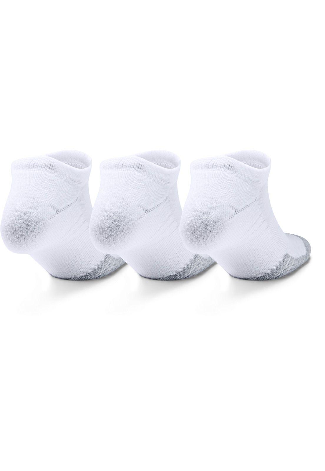 Calcetín Heatgear No Show 3Pk Blanco-1