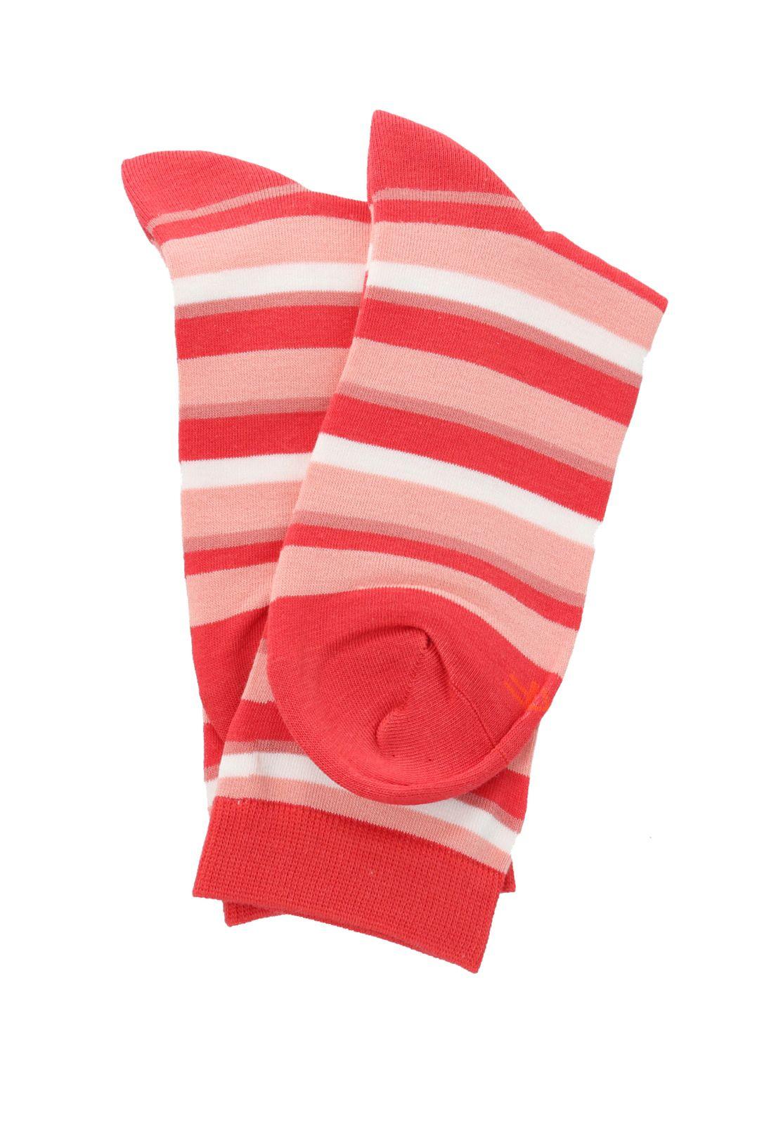 Calcetin Rosado Lines Mujer-2