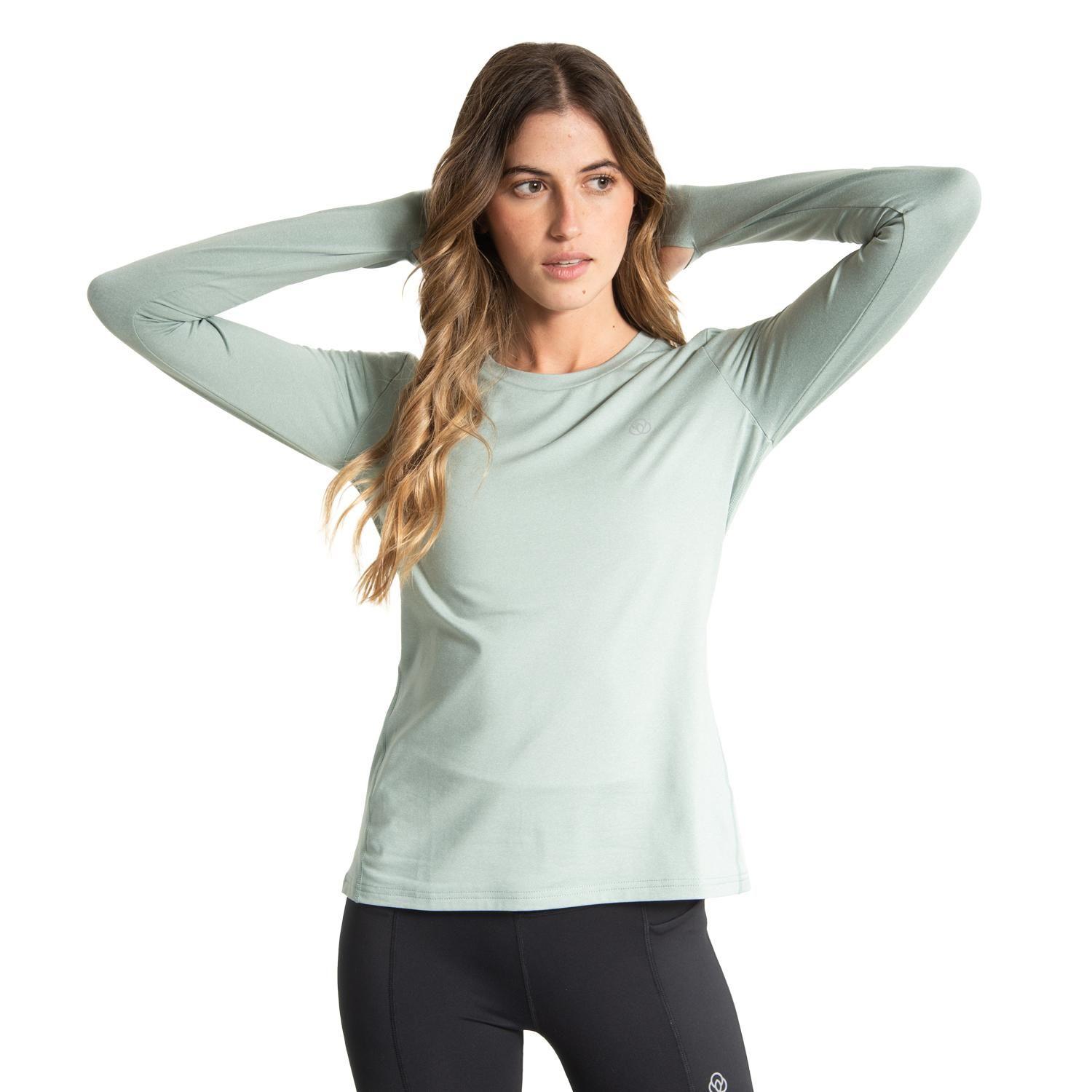 Polera M/L Mujer First Layer Verde Claro-0