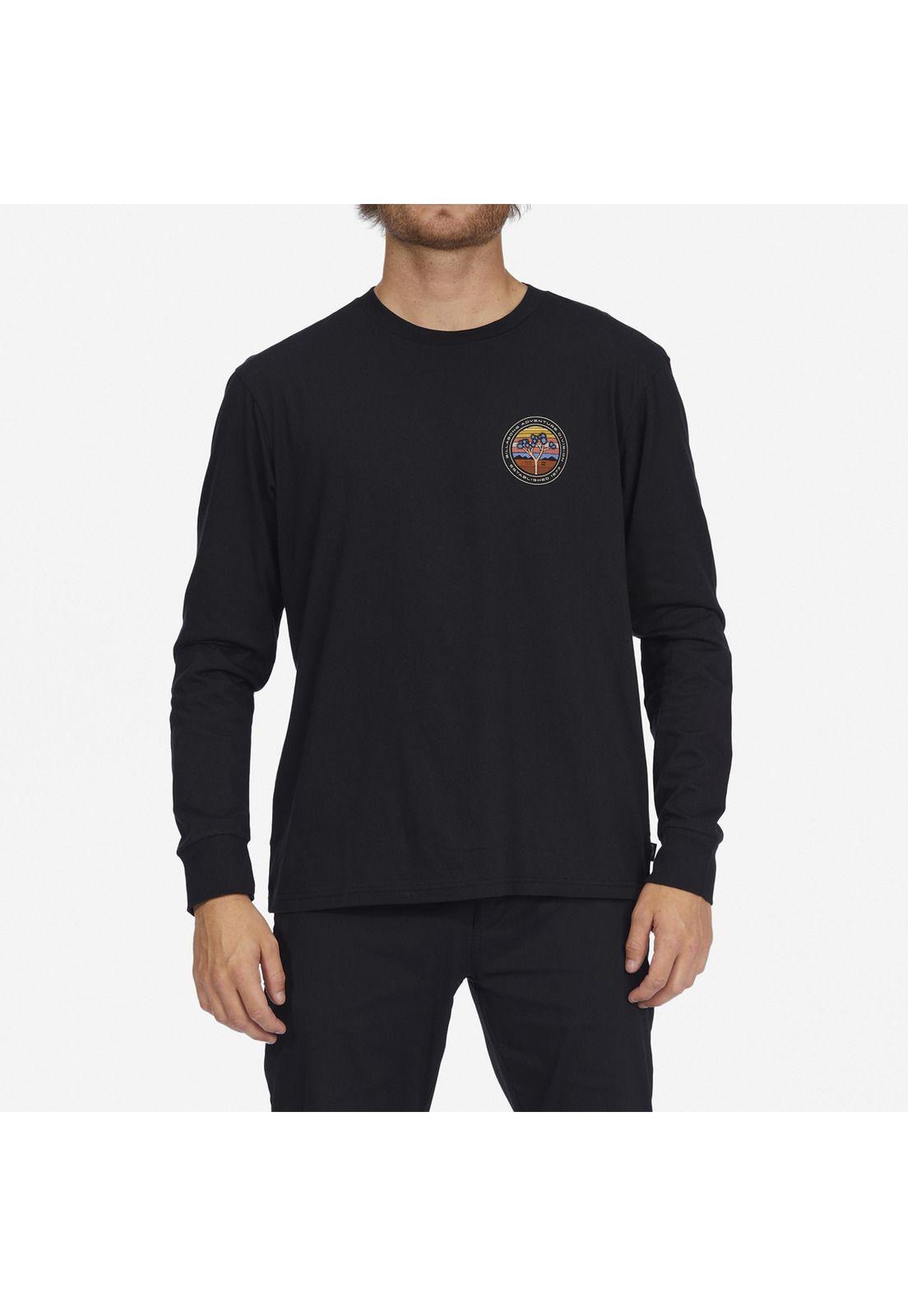 Polera M/L Rockies M Tees Negro Hombre-0