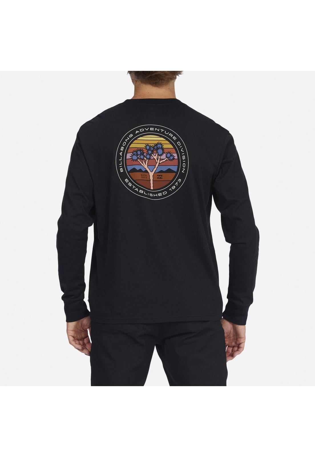 Polera M/L Rockies M Tees Negro Hombre-1