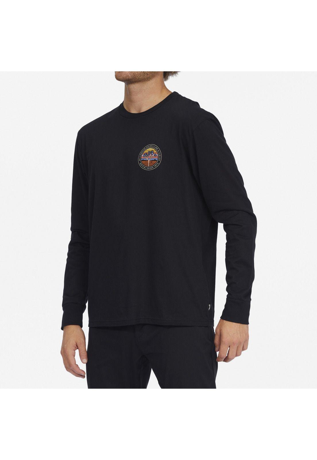 Polera M/L Rockies M Tees Negro Hombre-3