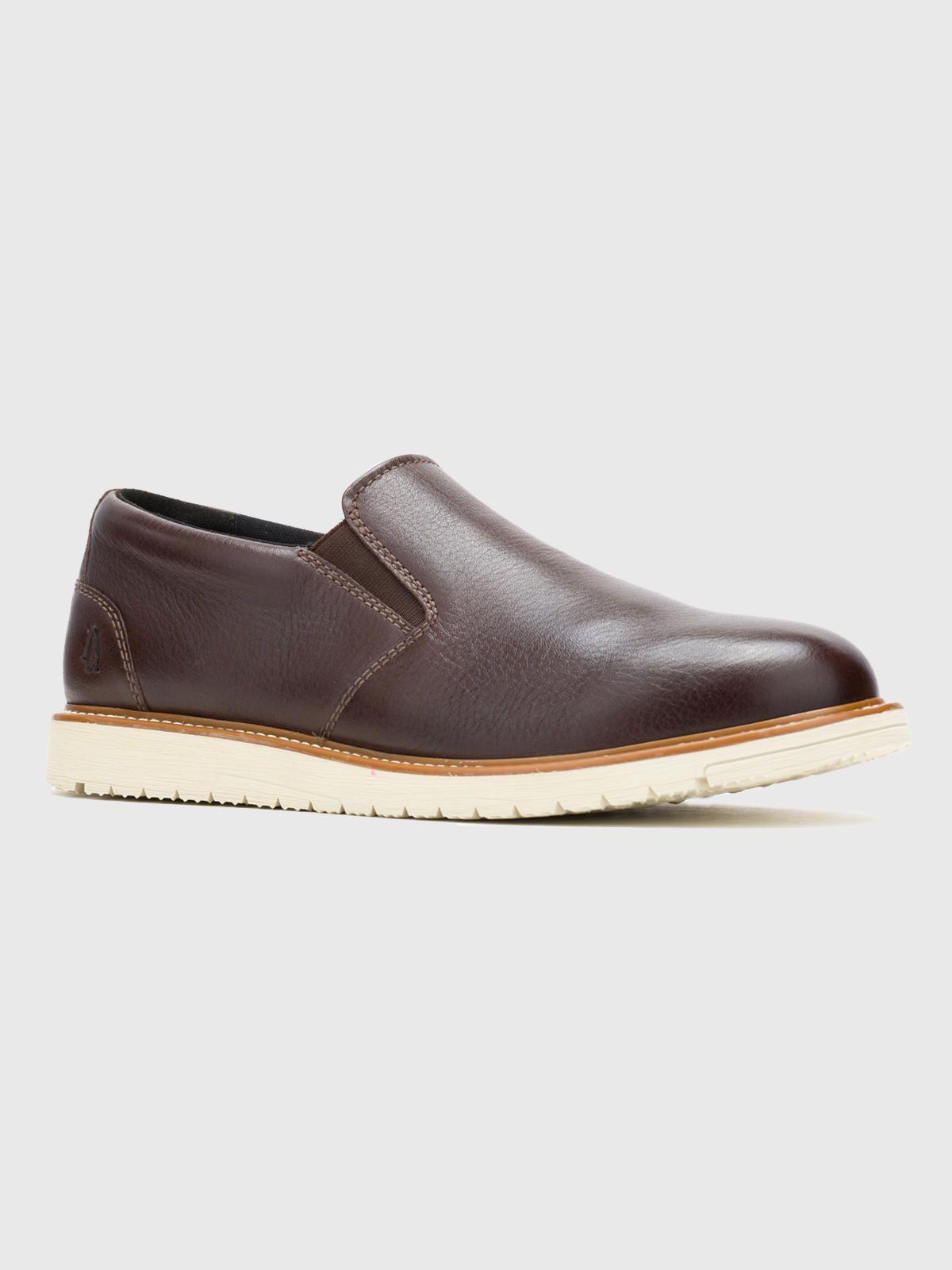 Zapato Cuero Hombre Jenson Slip On Café-0