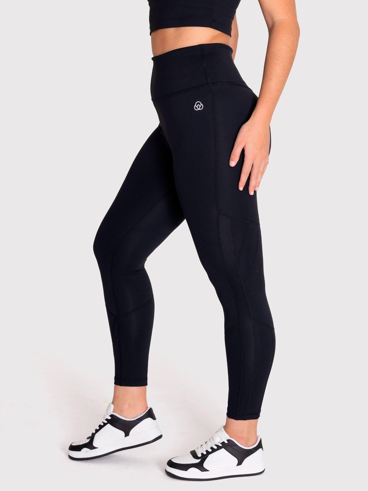 Calza 7/8 Mujer Ankle Elsa Negra-1