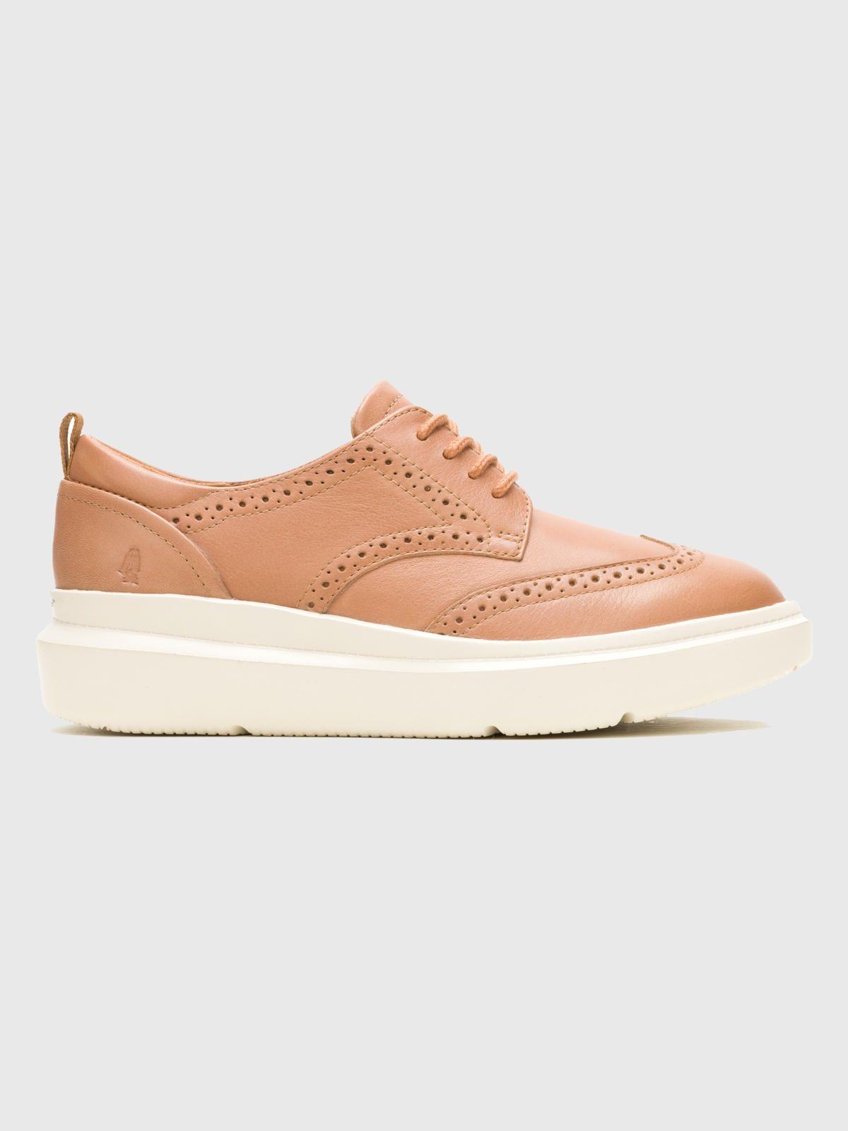 Zapato Cuero Mujer Joy Wingtip Camel-1