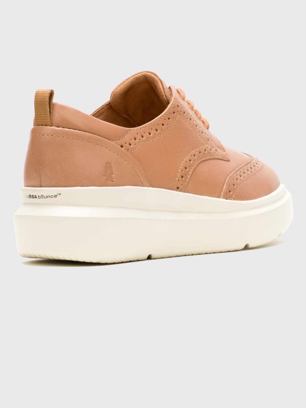 Zapato Cuero Mujer Joy Wingtip Camel-3