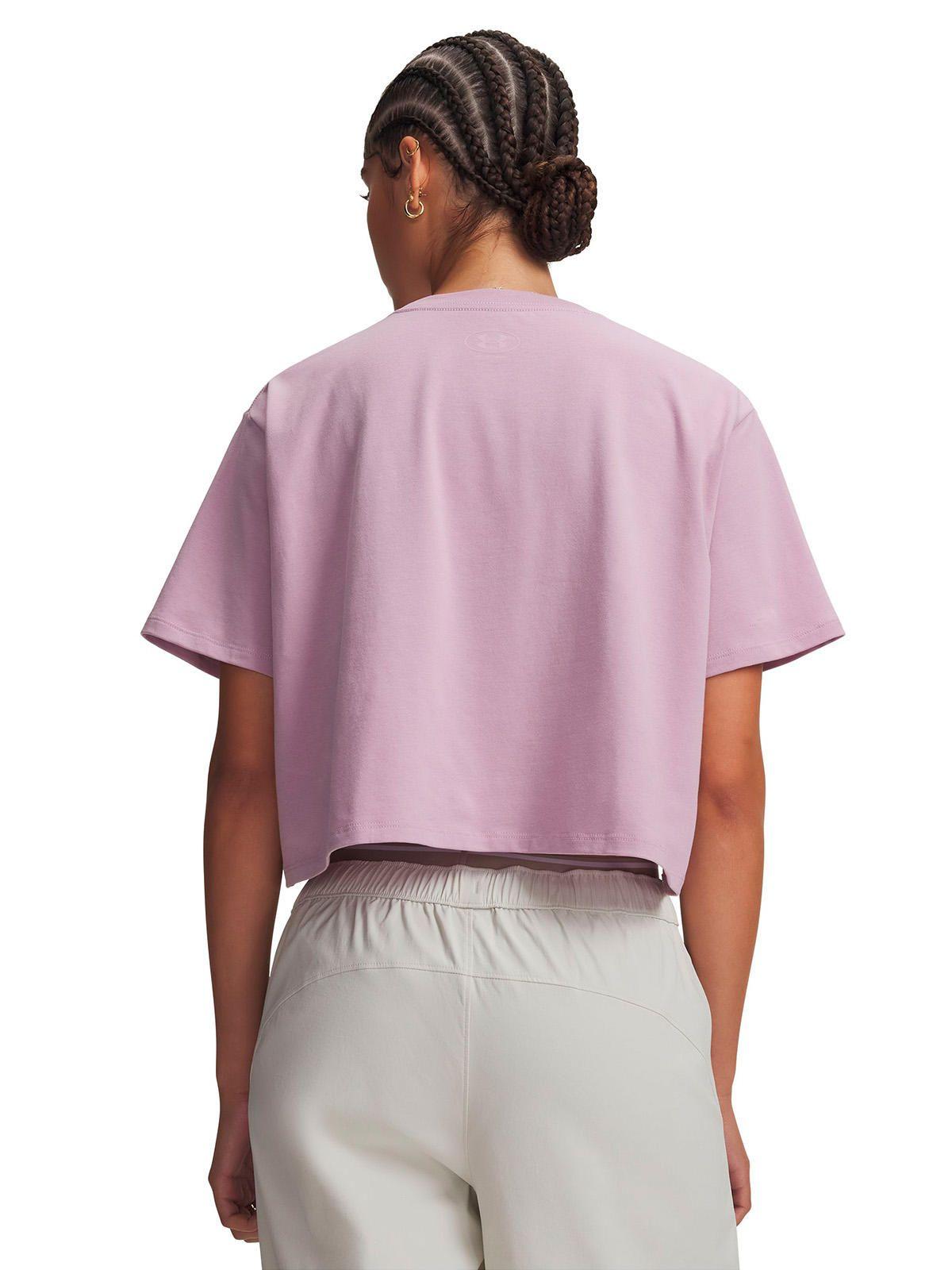 Polera manga corta Rival Boxy rosada Mujer-1