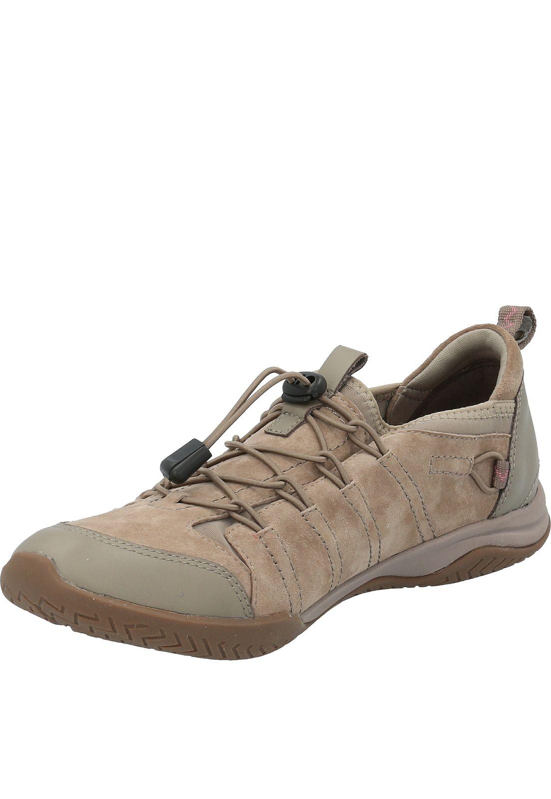Zapatilla Cuero Mujer Ever Taupe-3