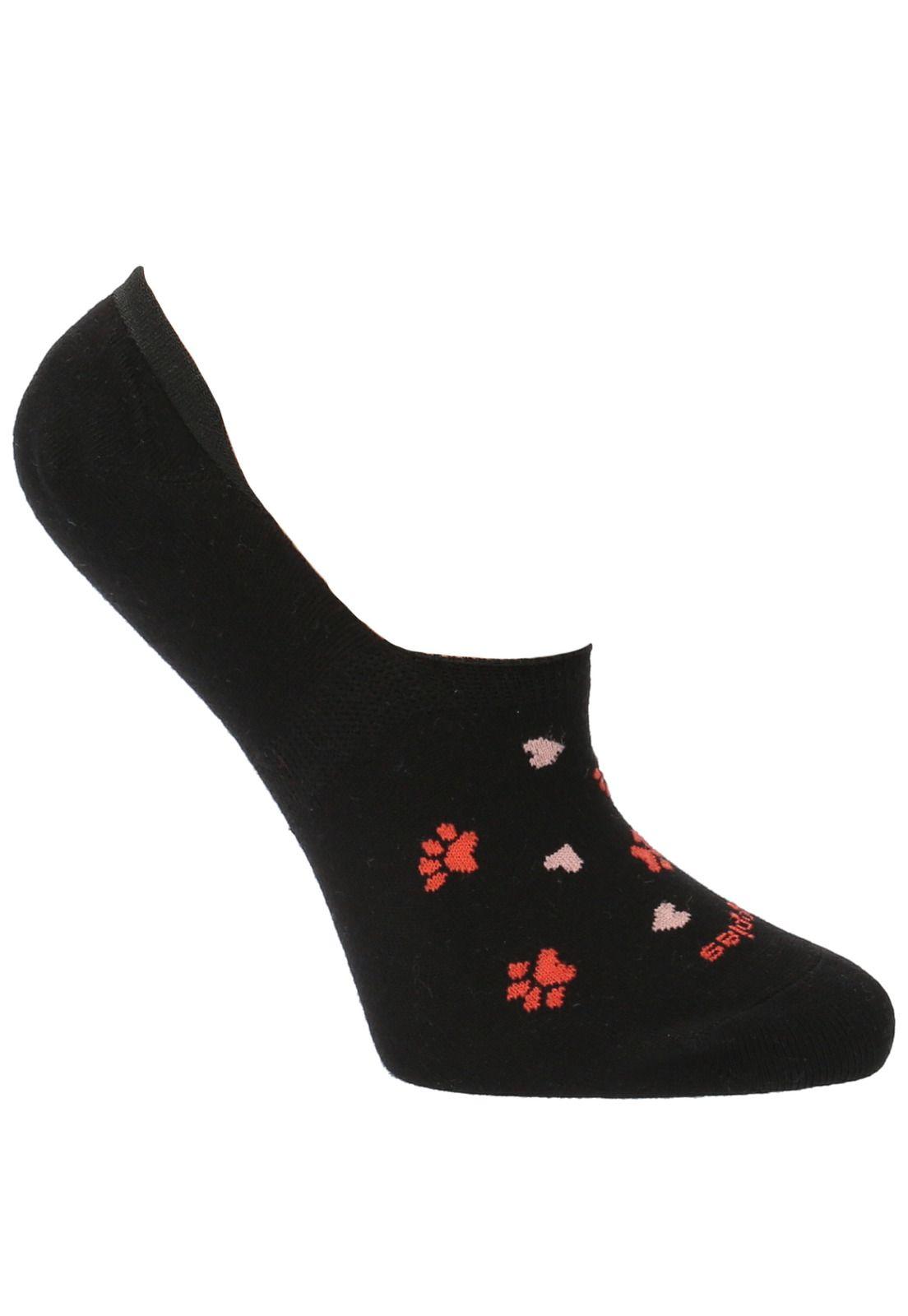 Calcetín Inv S Foot Negro Mujer-0