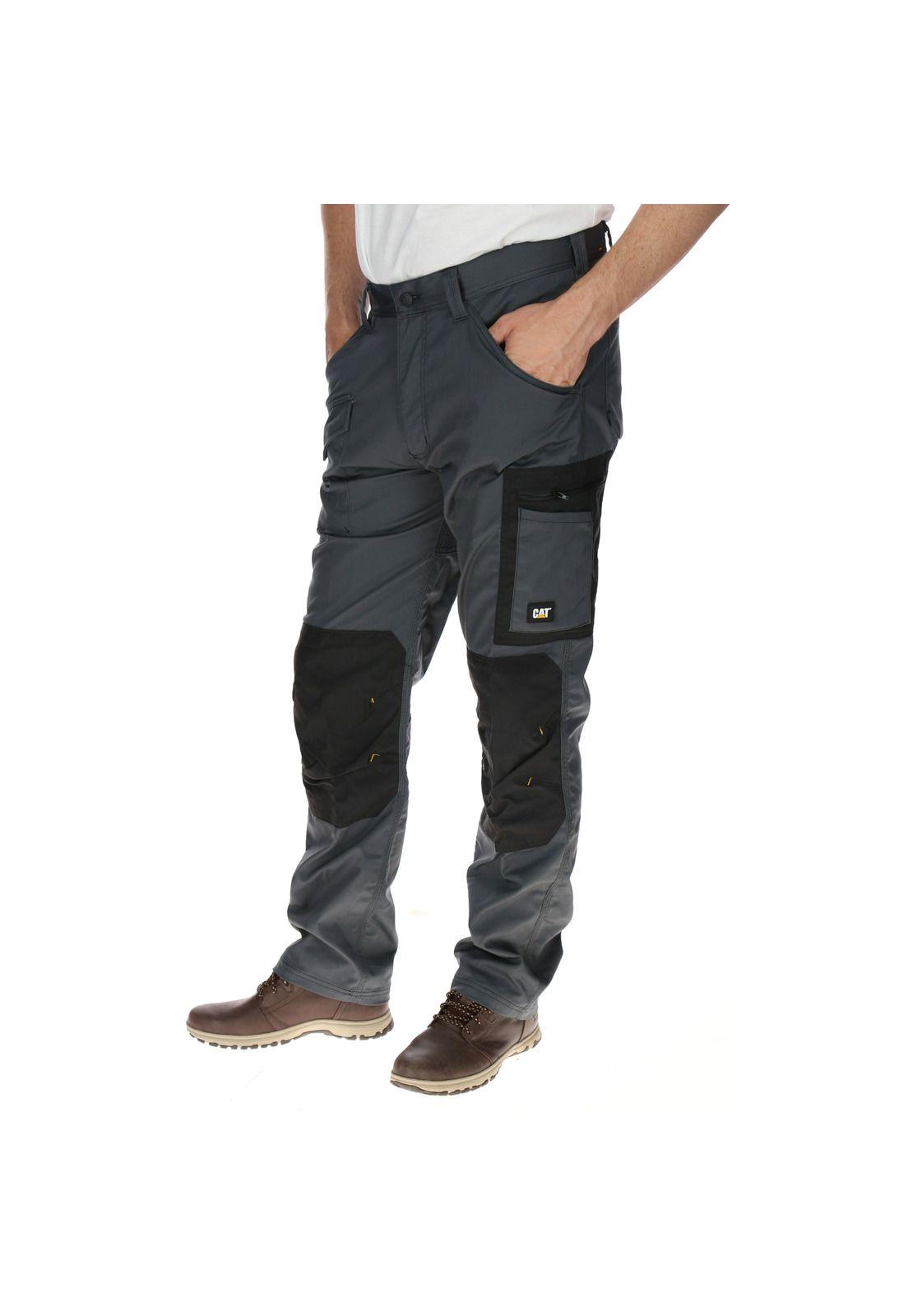 Pantalón Hombre Essentials Cargo Trouser (W/Stretch) Poliéster Gris-1