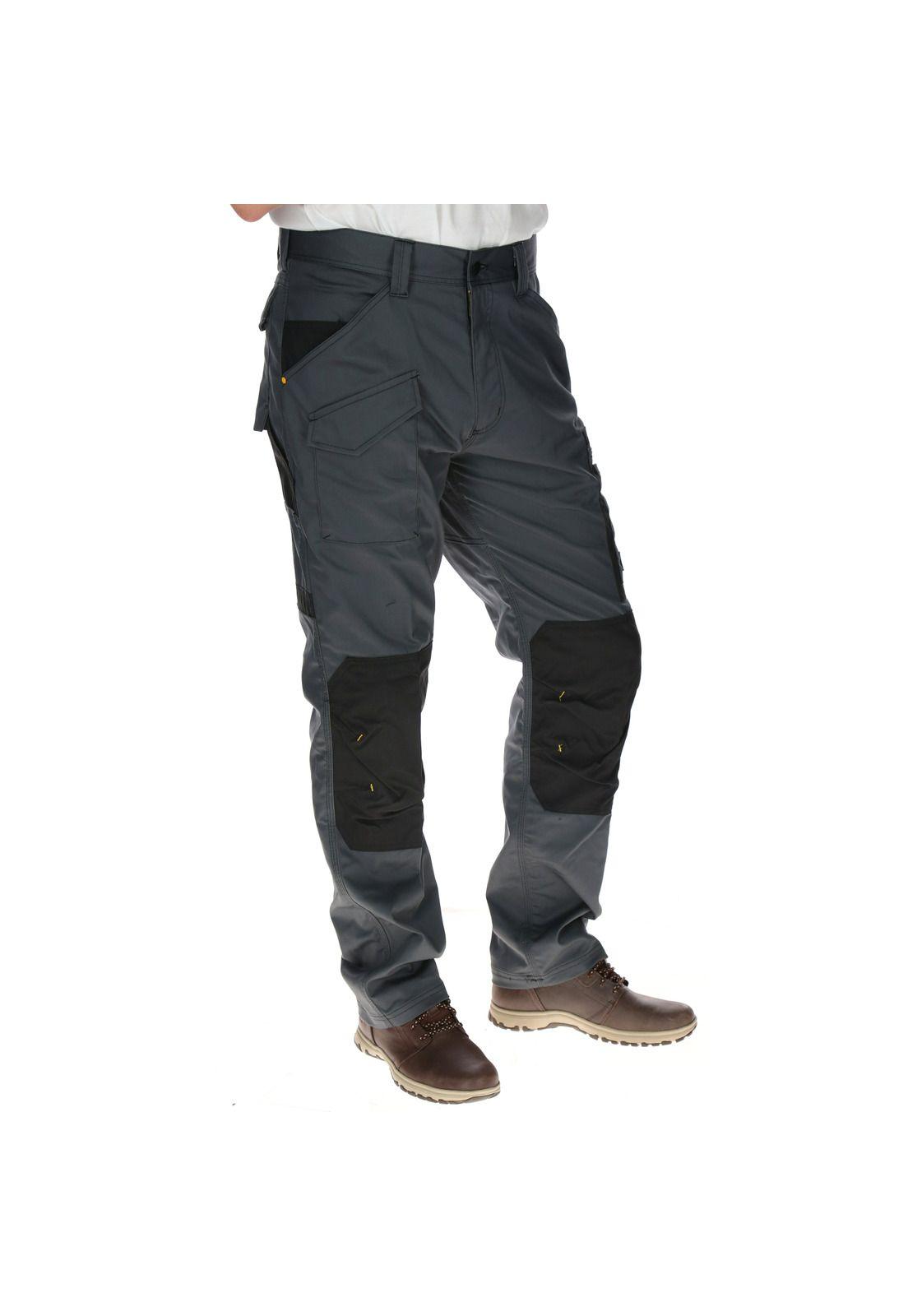 Pantalón Hombre Essentials Cargo Trouser (W/Stretch) Poliéster Gris-3