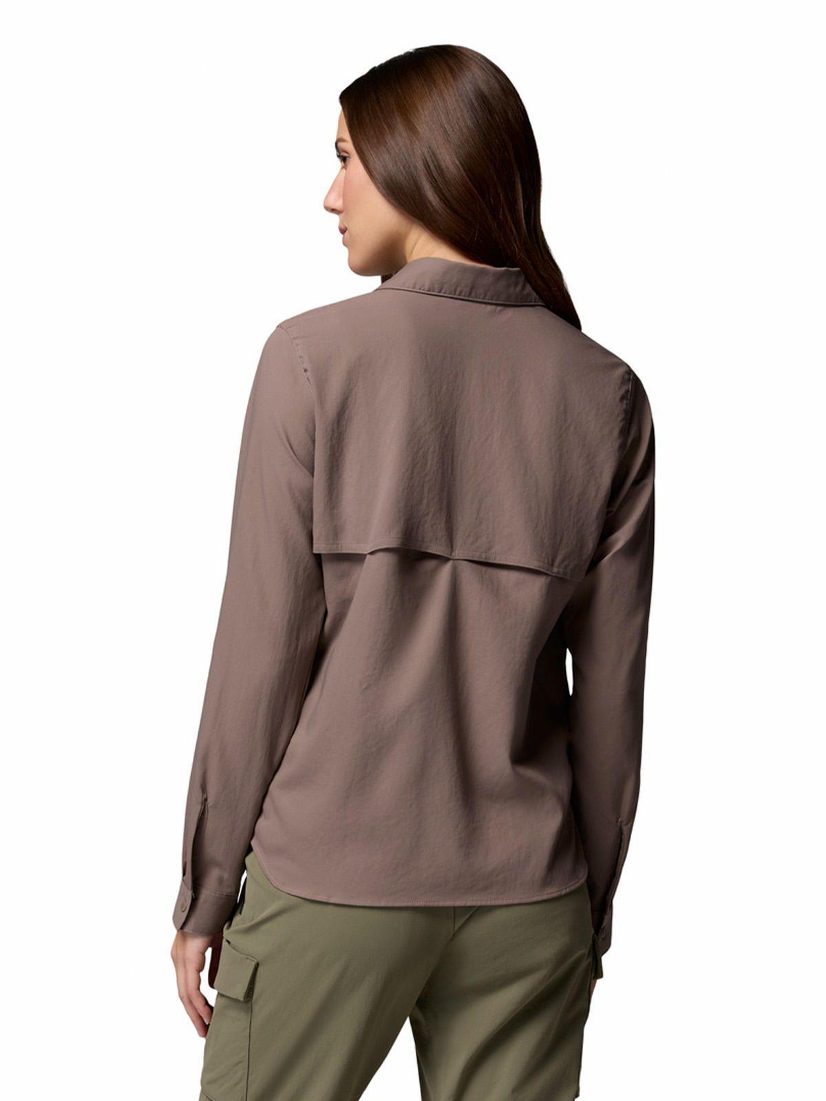Blusa ML Mujer Silver Ridge Utility Gris-4