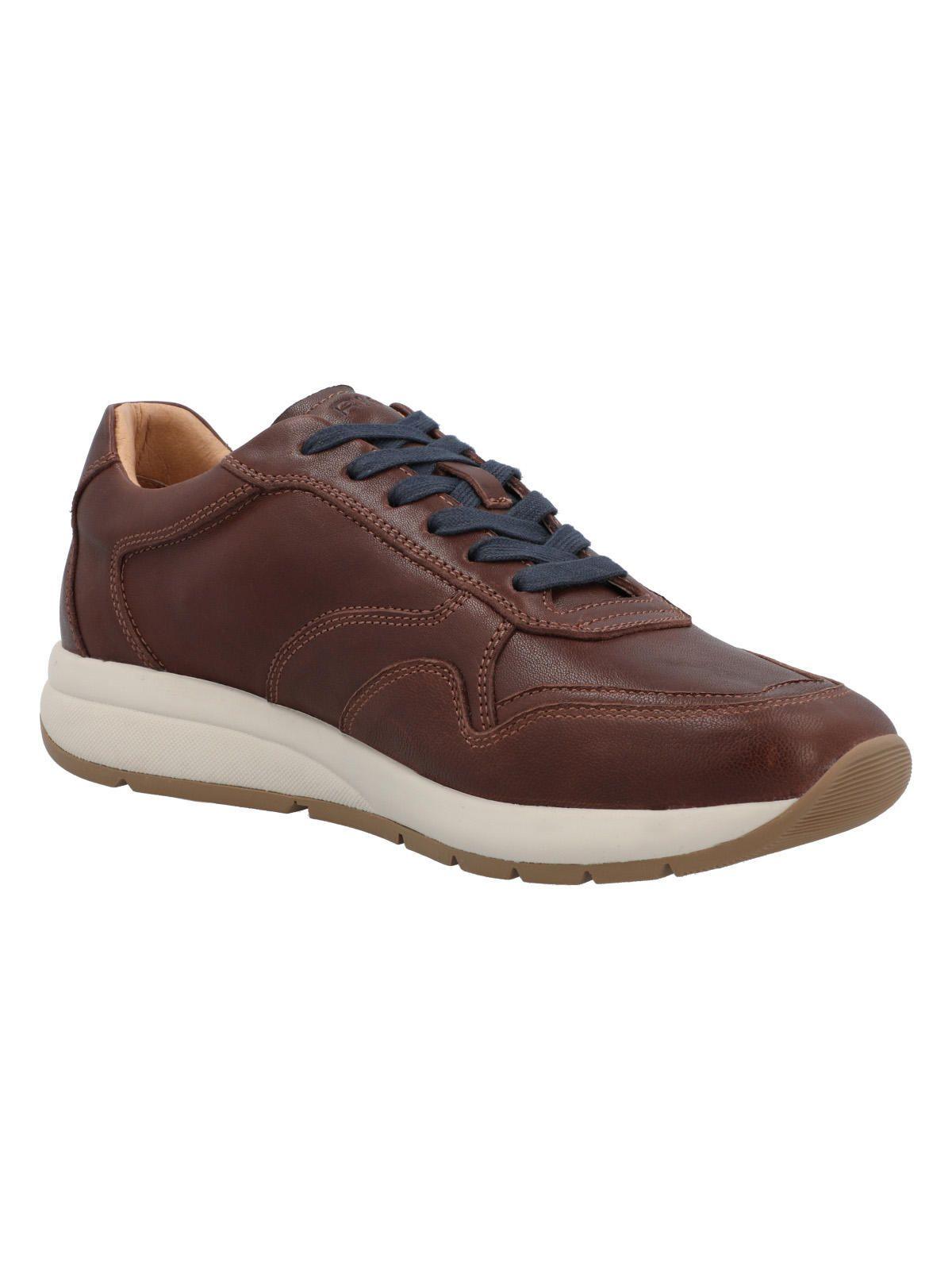 Zapatilla Cuero Hombre Fleir Ii Café-1