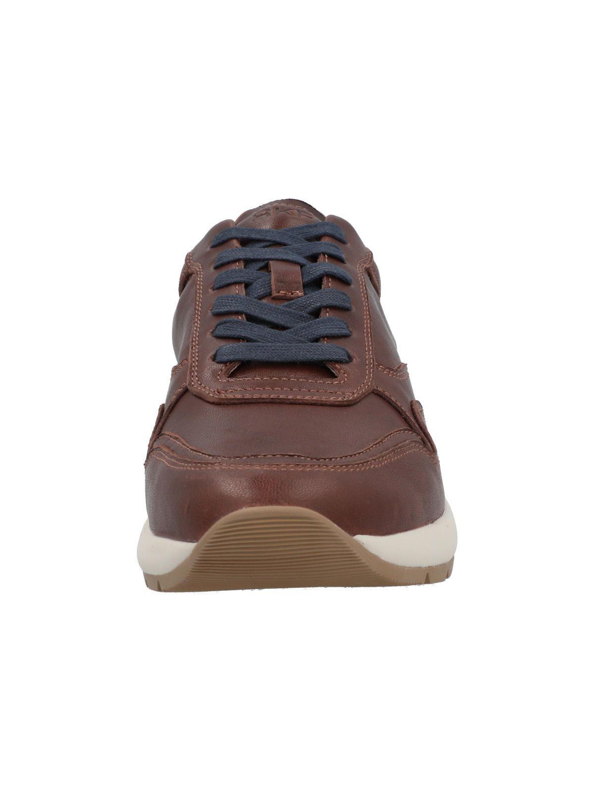 Zapatilla Cuero Hombre Fleir Ii Café-3