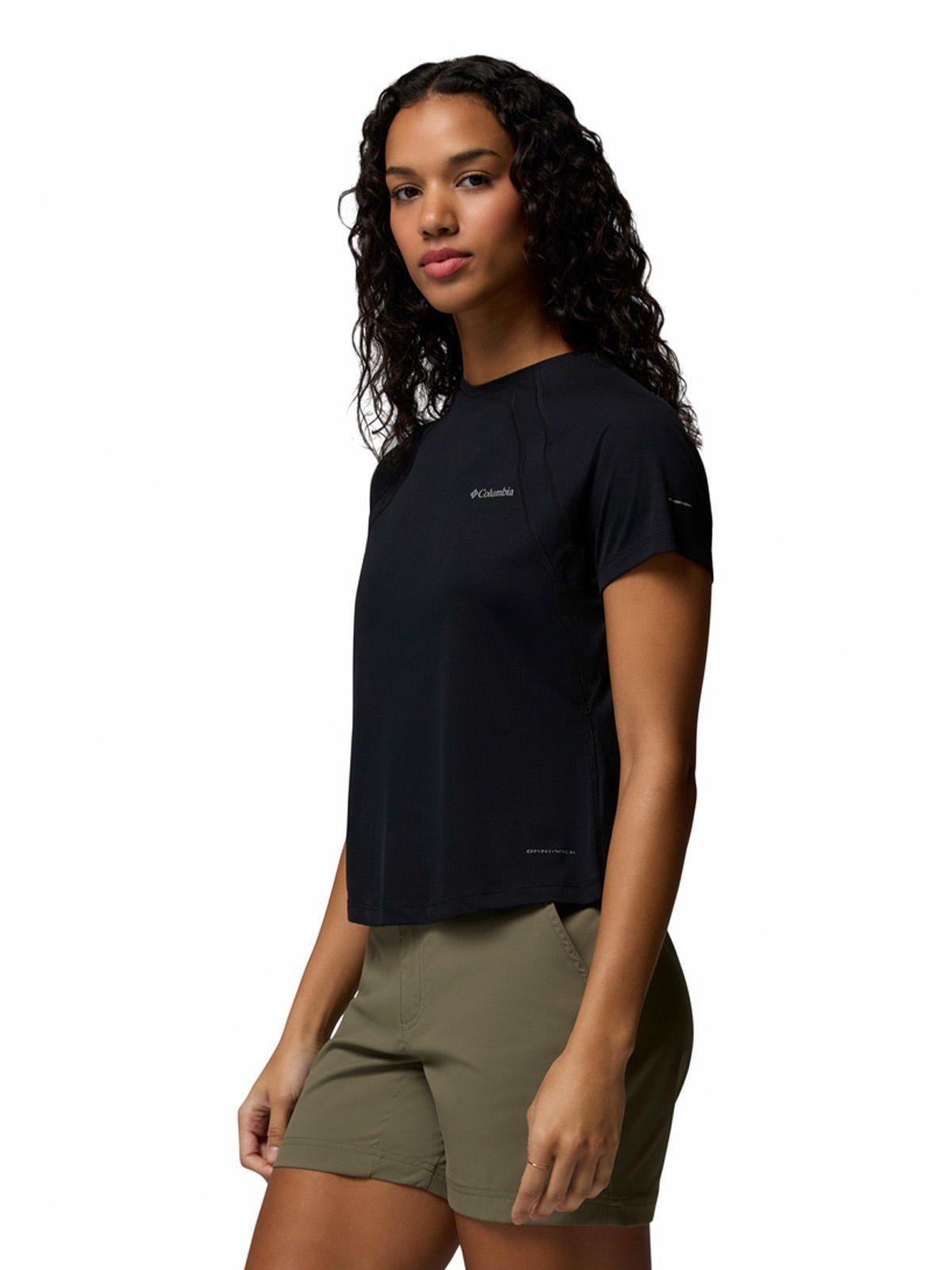 Polera MC Mujer Stealth Spring Negro-1