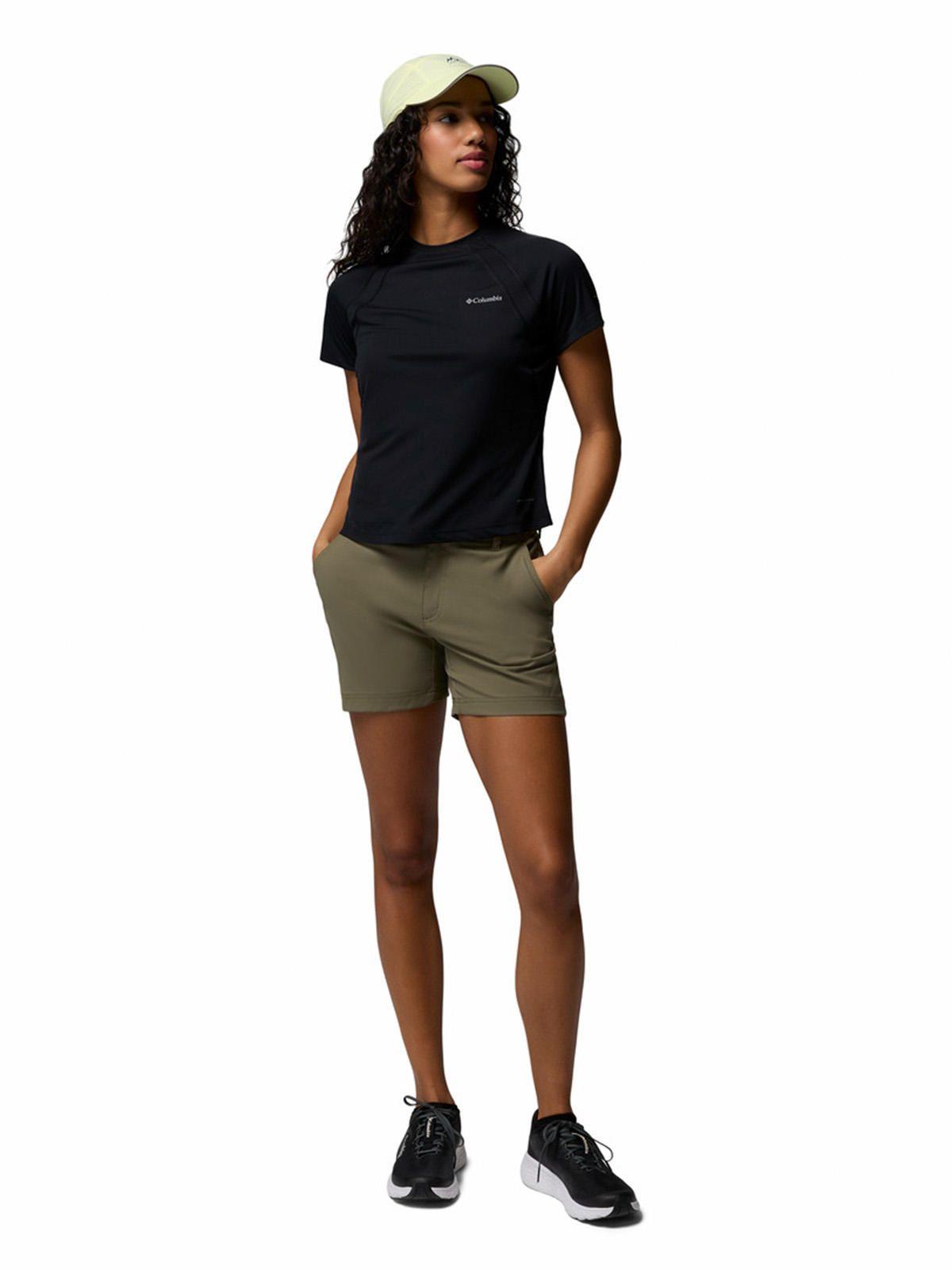 Polera MC Mujer Stealth Spring Negro-5