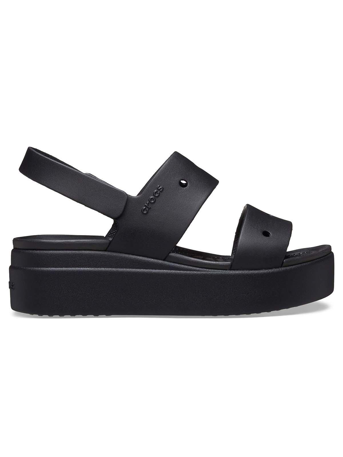 Sandalia Crocs Mujer Plataforma Brooklyn Negro-0