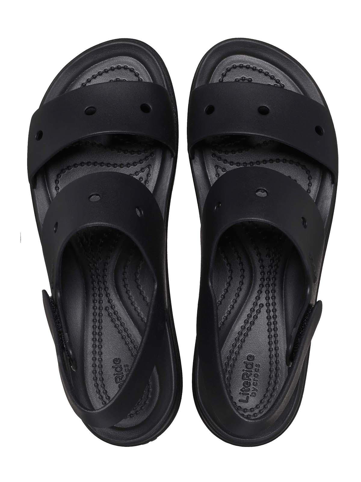 Sandalia Crocs Mujer Plataforma Brooklyn Negro-3