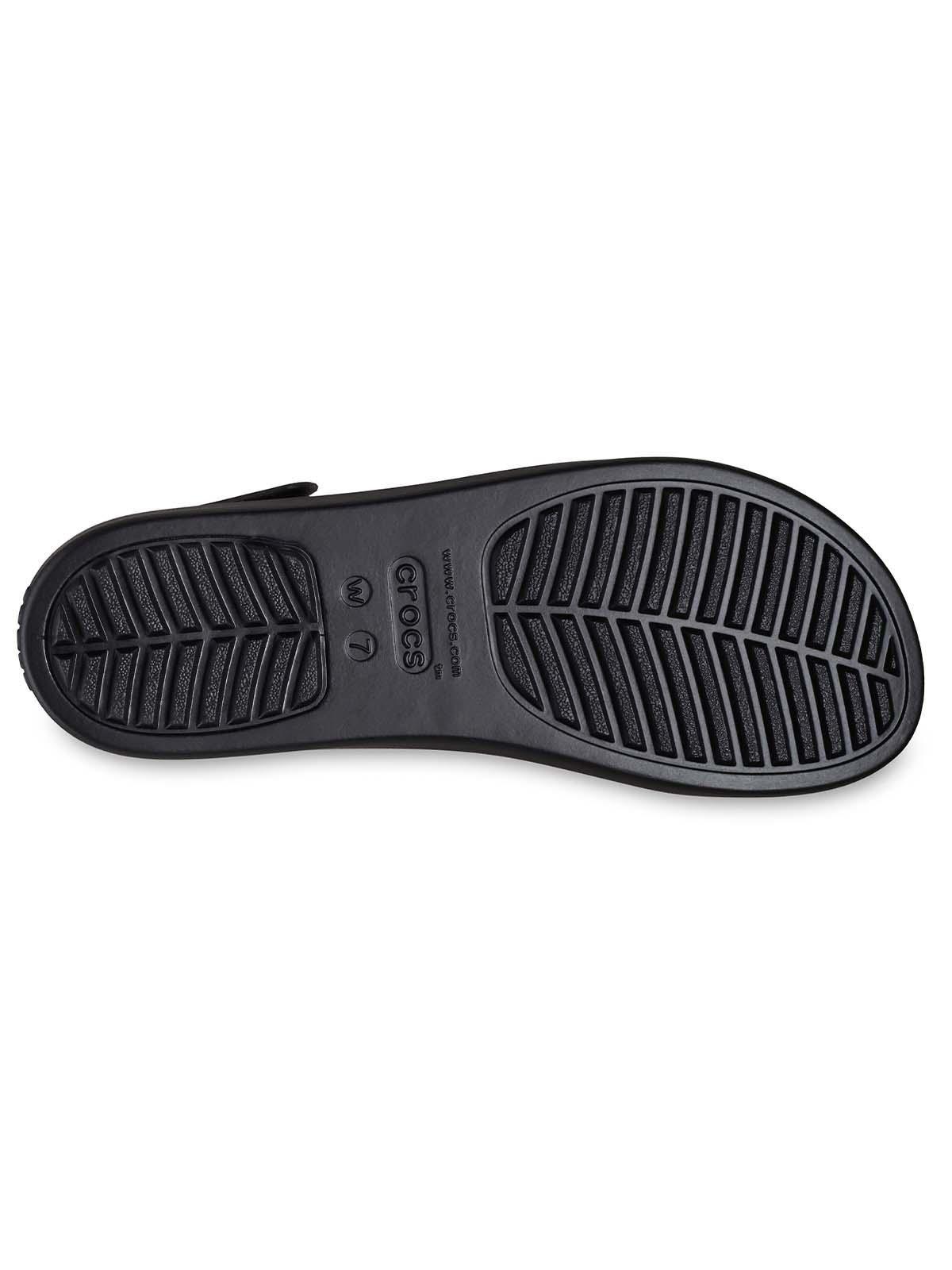 Sandalia Crocs Mujer Plataforma Brooklyn Negro-4