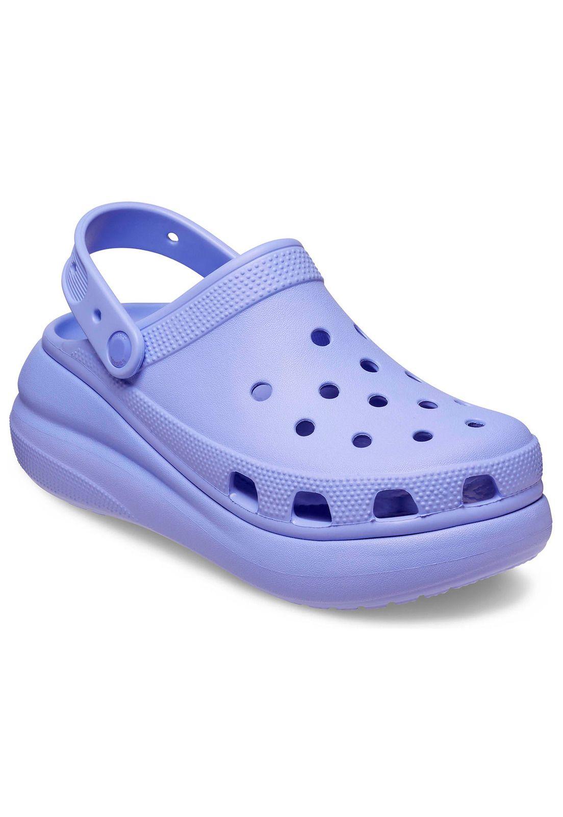 Zueco Crocs Mujer Crush Clog Morado-6