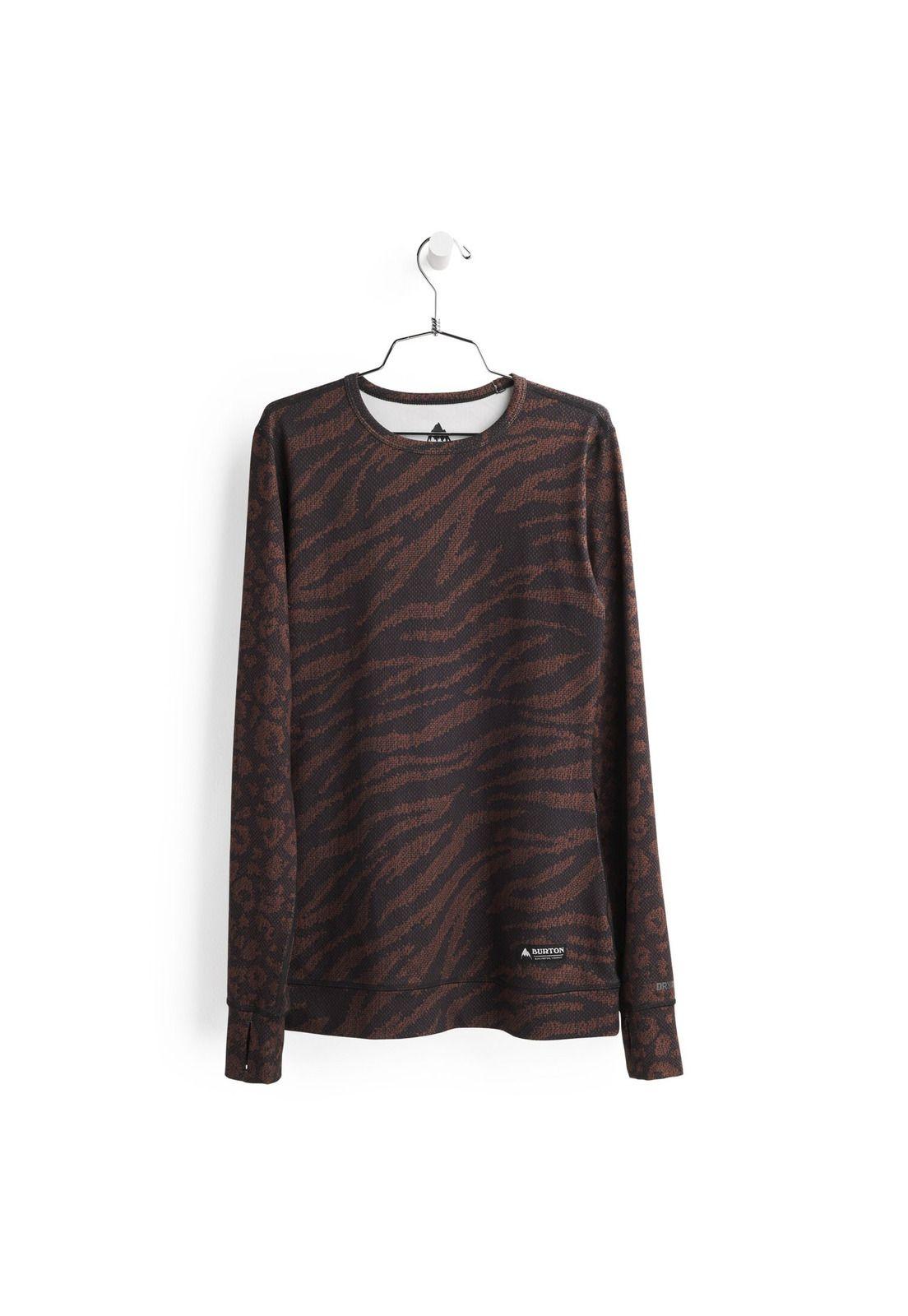 Polera Primera Capa Mujer Midweight Crew Café-3