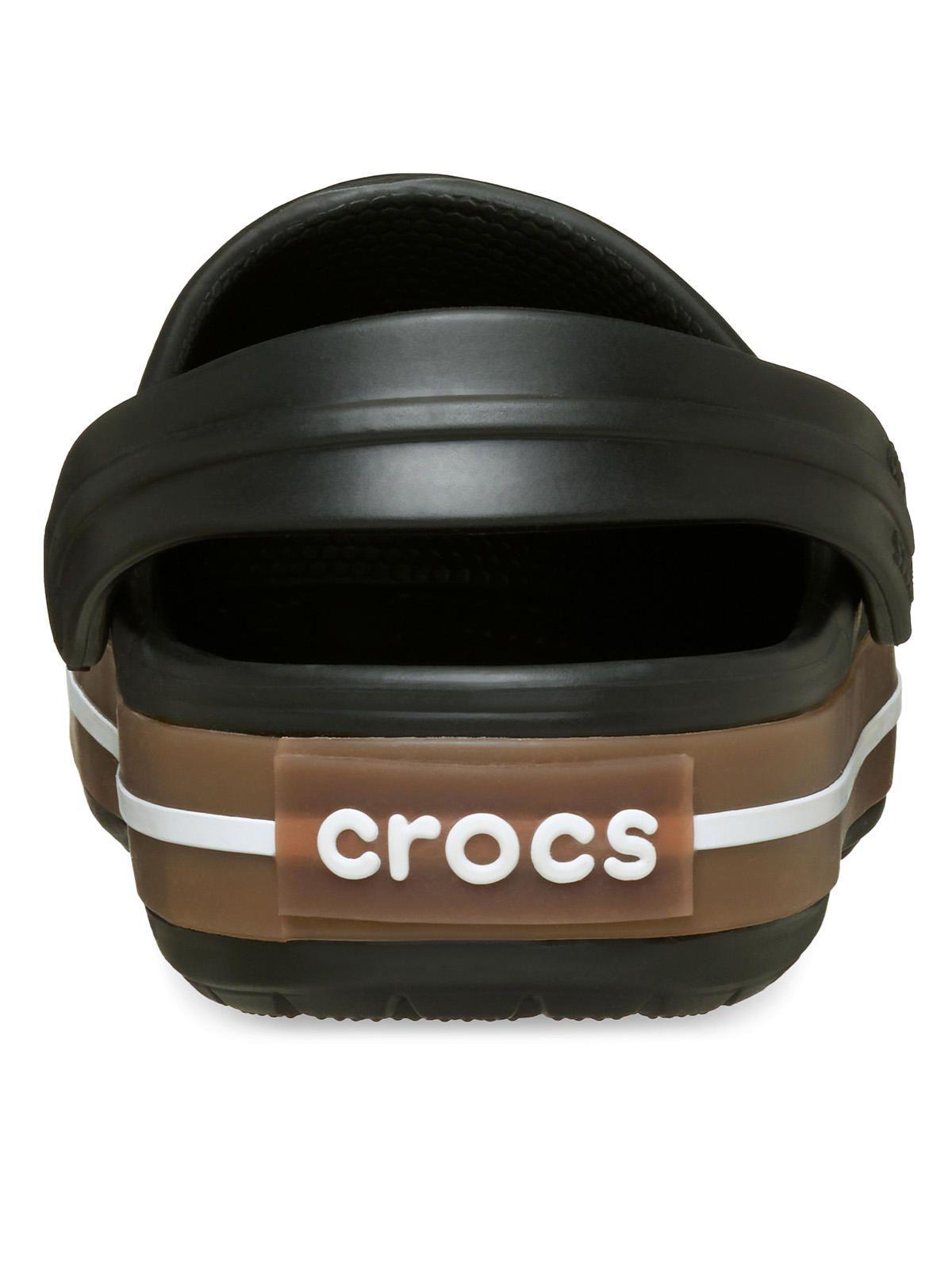 Zueco Unisex Crocband Gum Clog Negro-3