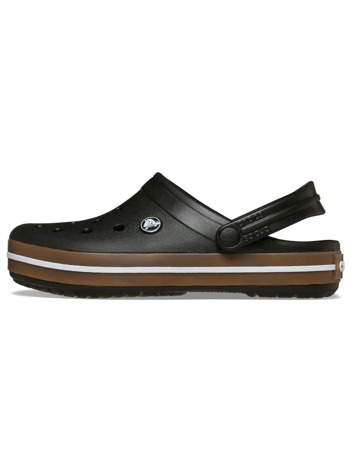 Zueco Unisex Crocband Gum Clog Negro-5