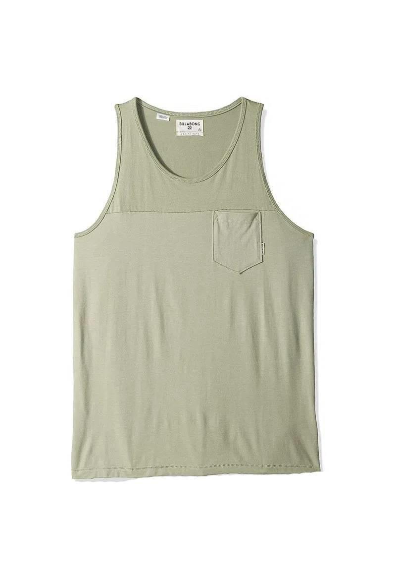 Polera S/M Hombre Zenith Blocked Tank Verde-0