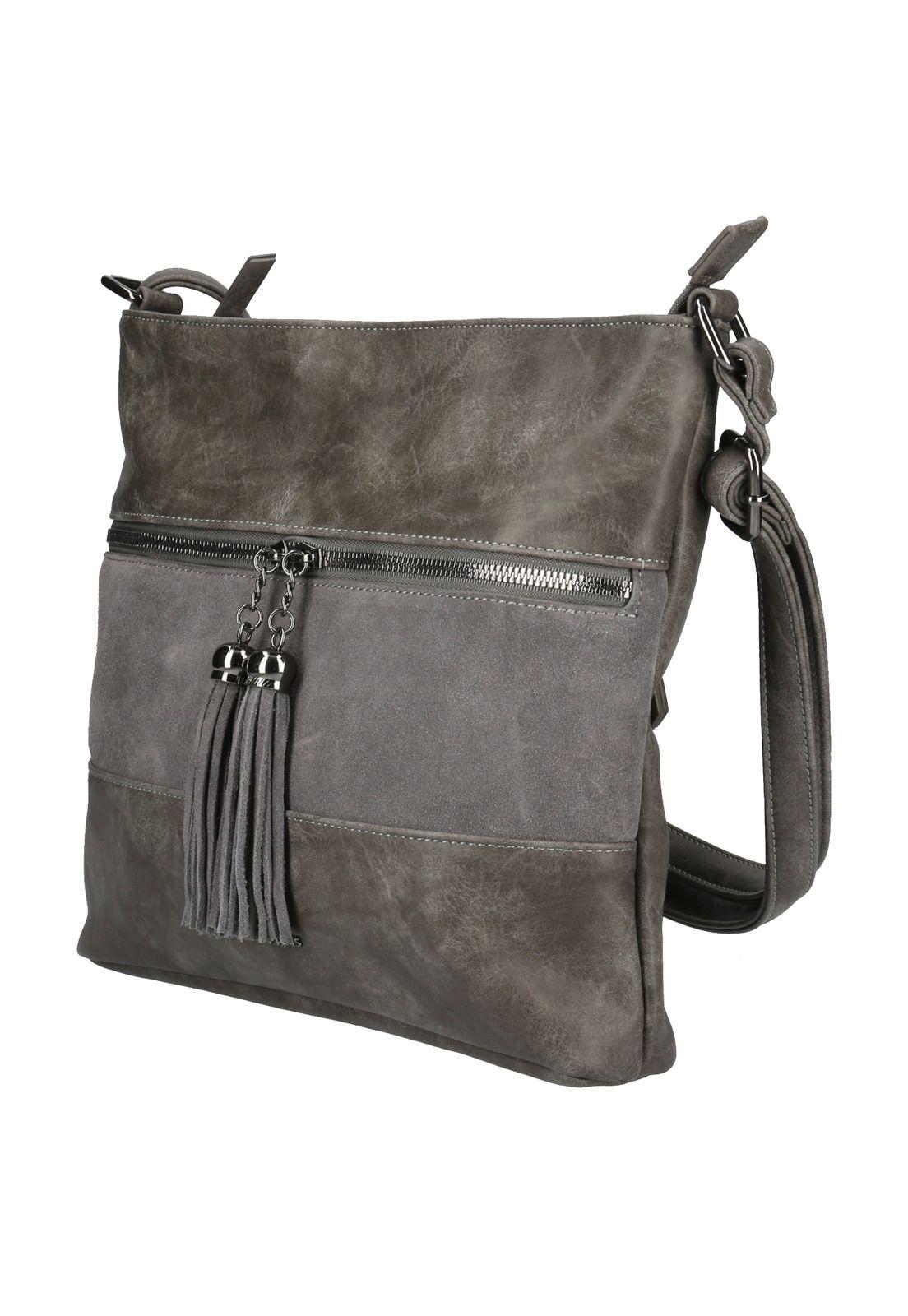 Cartera Cuero Mujer Levick Cross Celeste-1