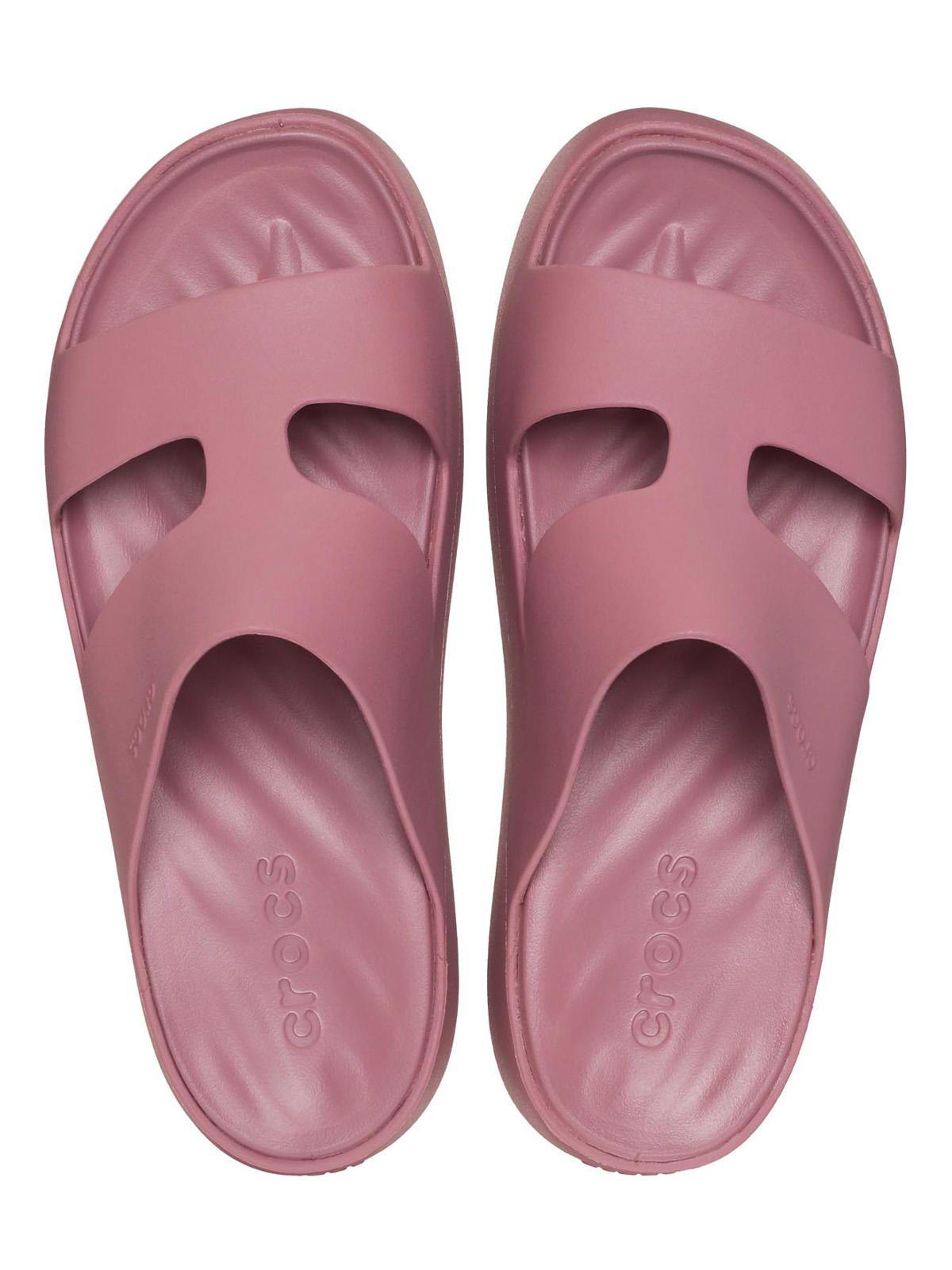 Sandalia Crocs Mujer Getaway Ptfm H-Strap Rosado-4
