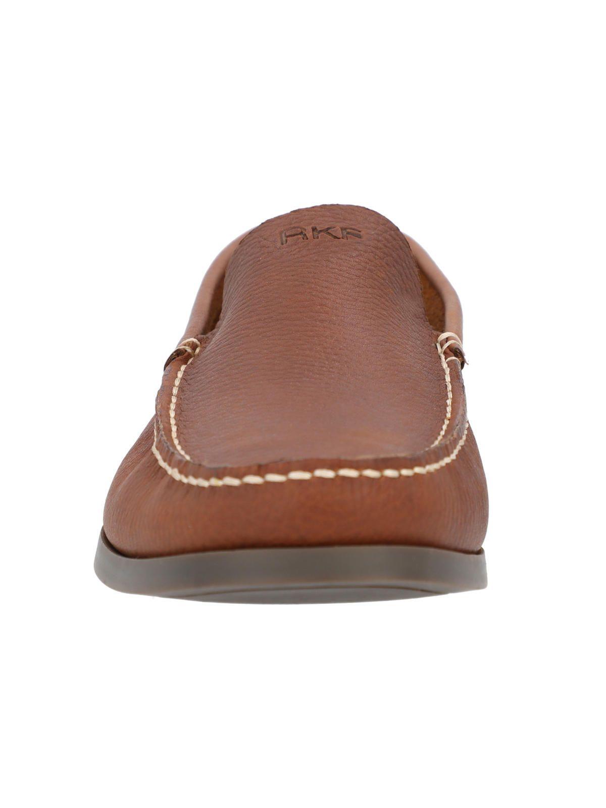 Mocasin Cuero Hombre Boat Shov Café-3