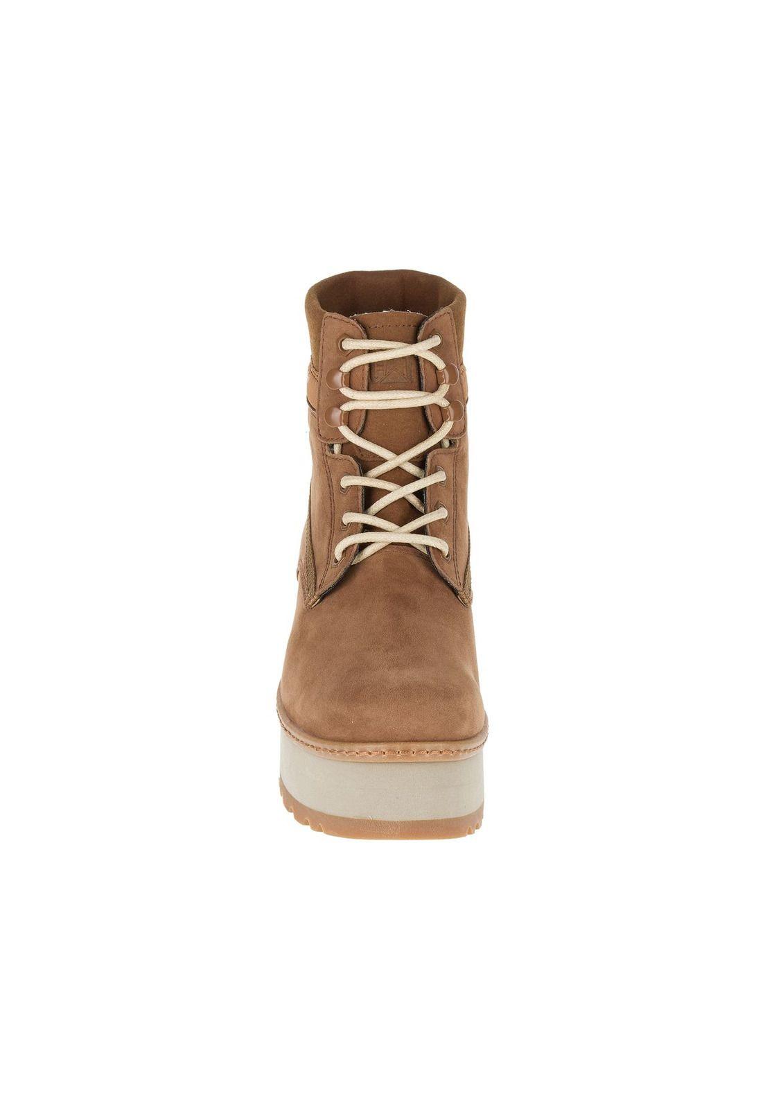 Botin Mujer Casual High Hopes Café-4