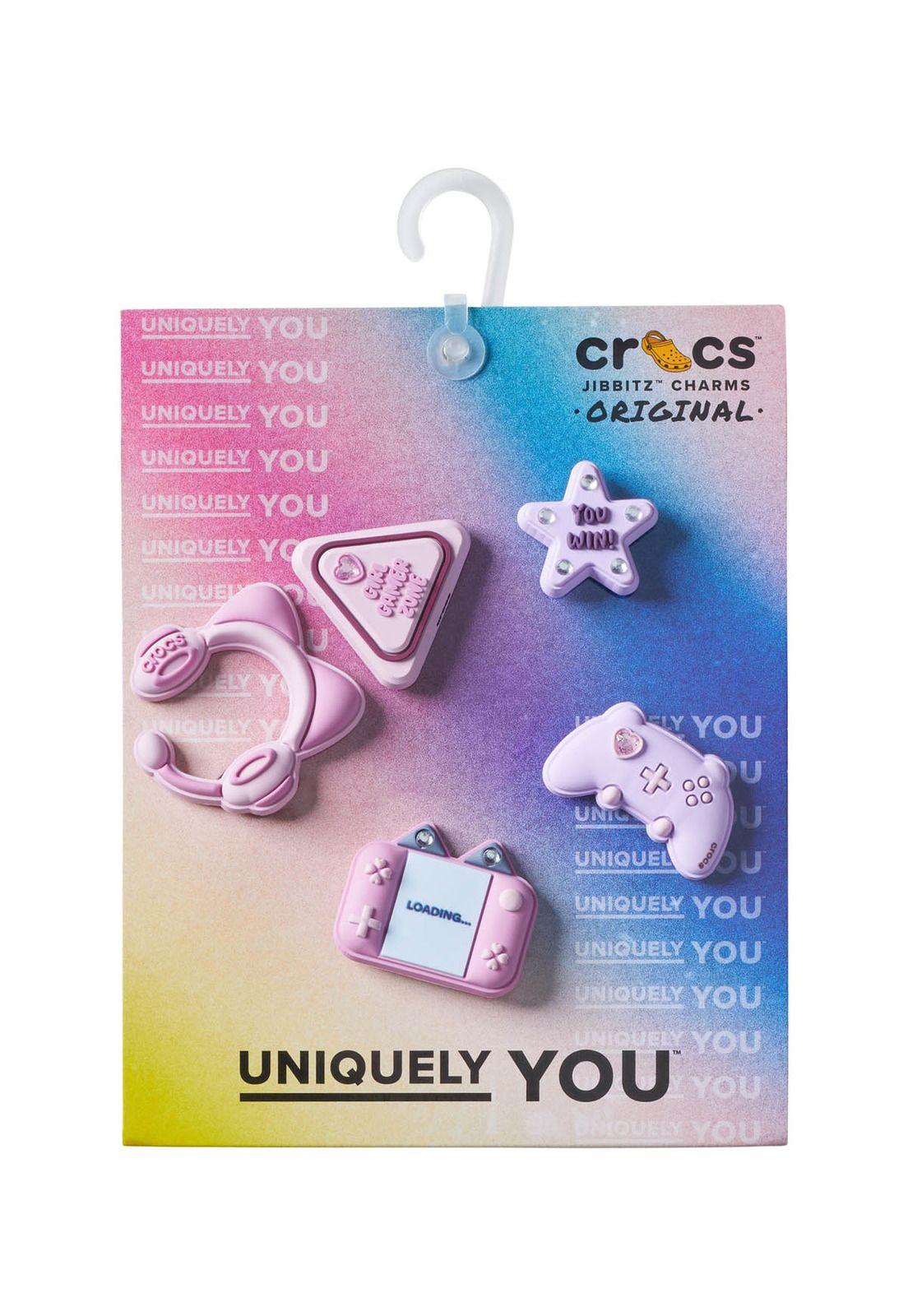 Jibbitz Gamer Chica Pack 5 Blanco-3