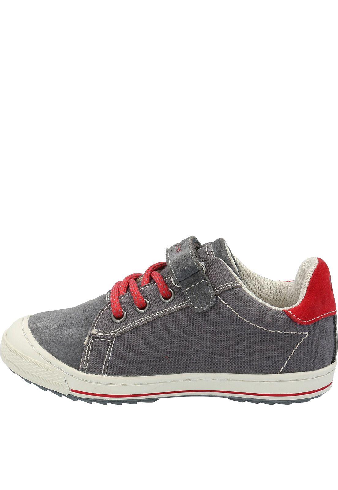 Zapatilla Niño Klaus Velcro Gris-4