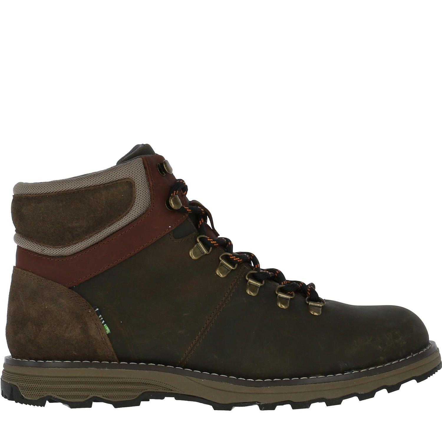 Botin Cuero Flannel Chocolate Hombre Rockford-2