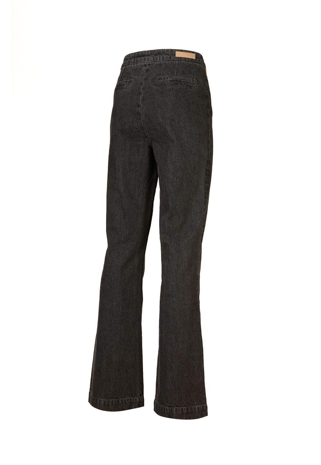 Jeans Algodón Orgánico Mujer Menta Gris-1