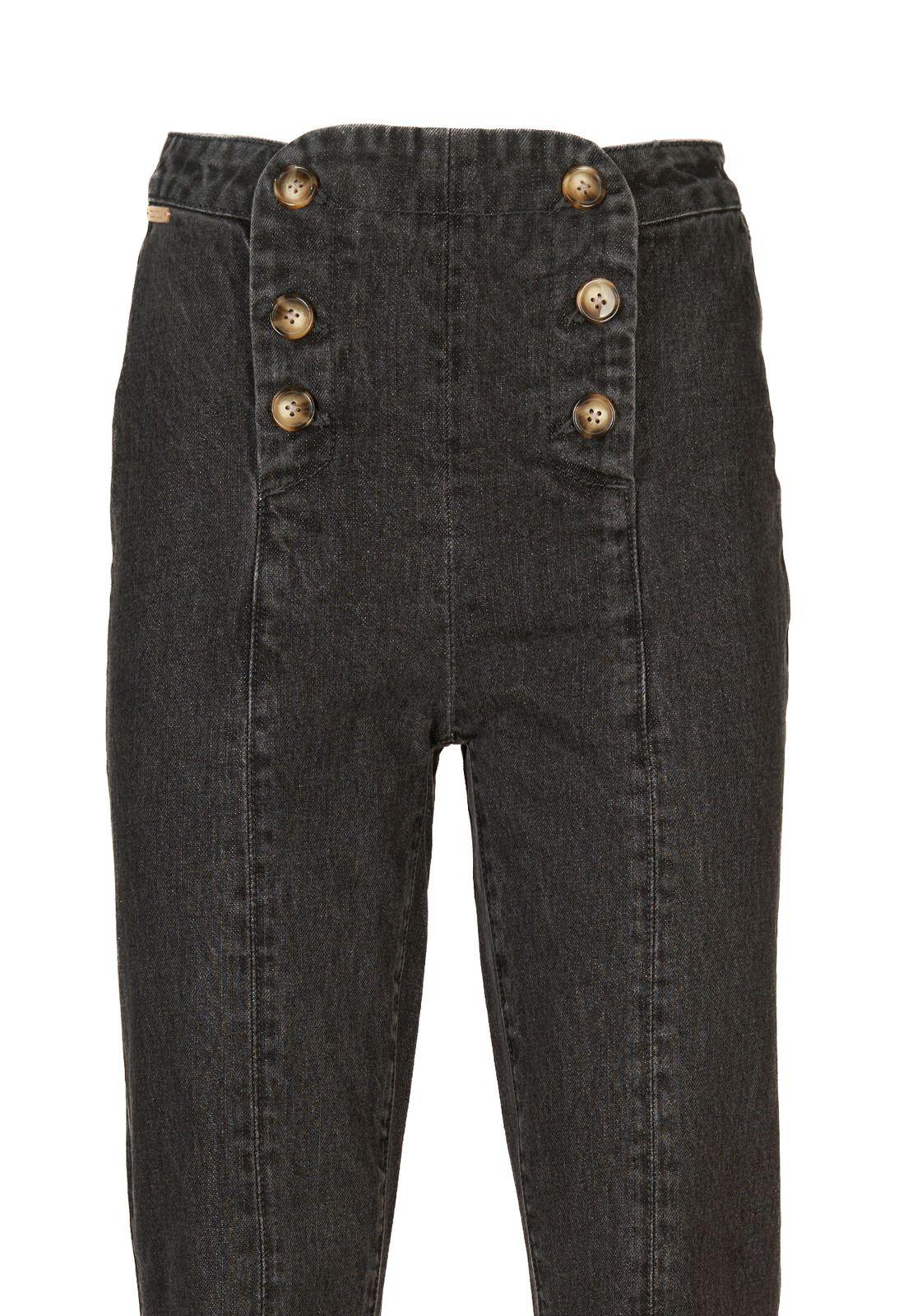 Jeans Algodón Orgánico Mujer Menta Gris-3