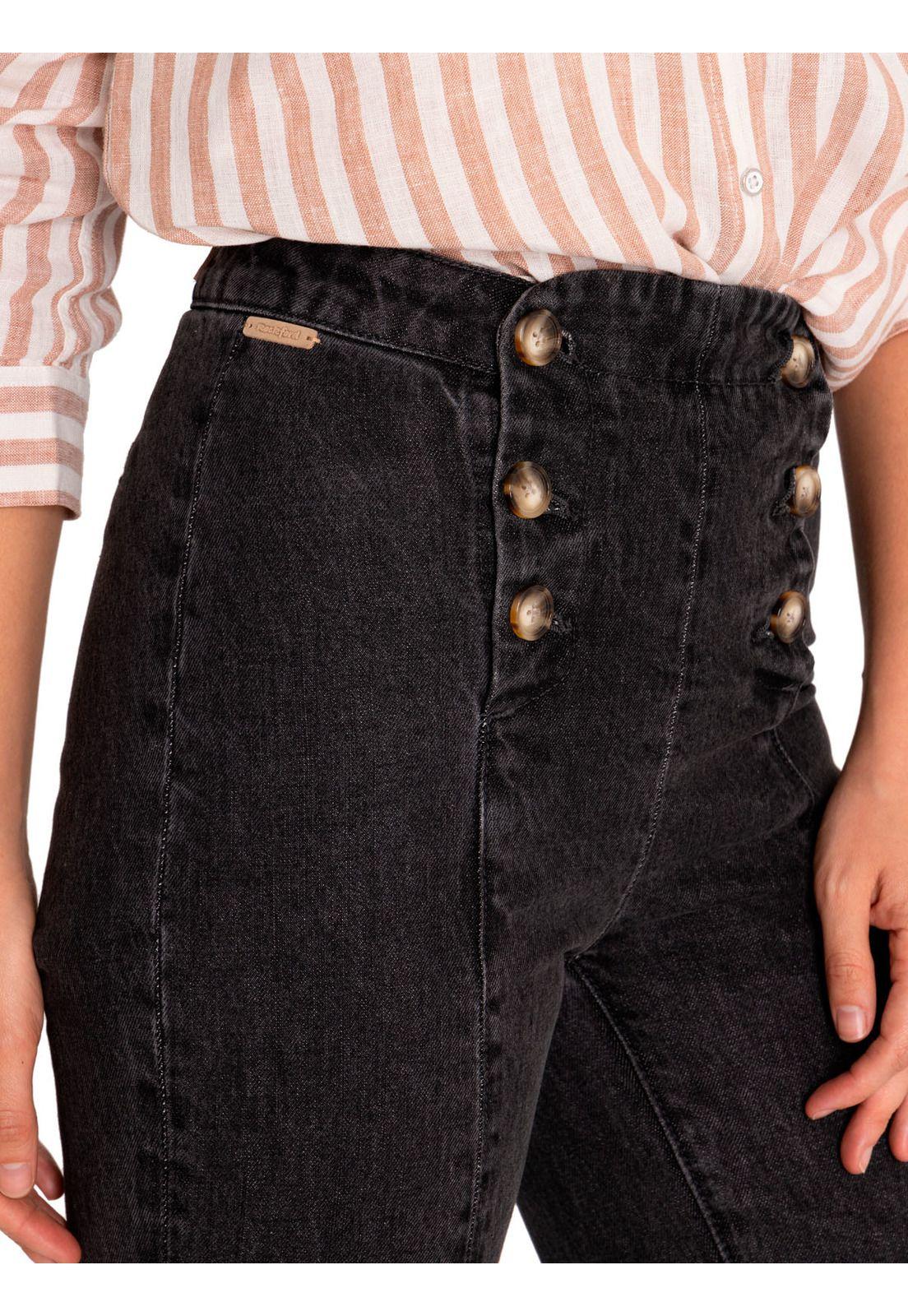 Jeans Algodón Orgánico Mujer Menta Gris-8