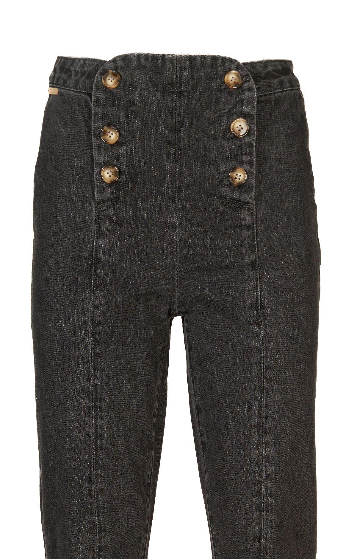 Jeans Algodón Orgánico Mujer Menta Gris-3