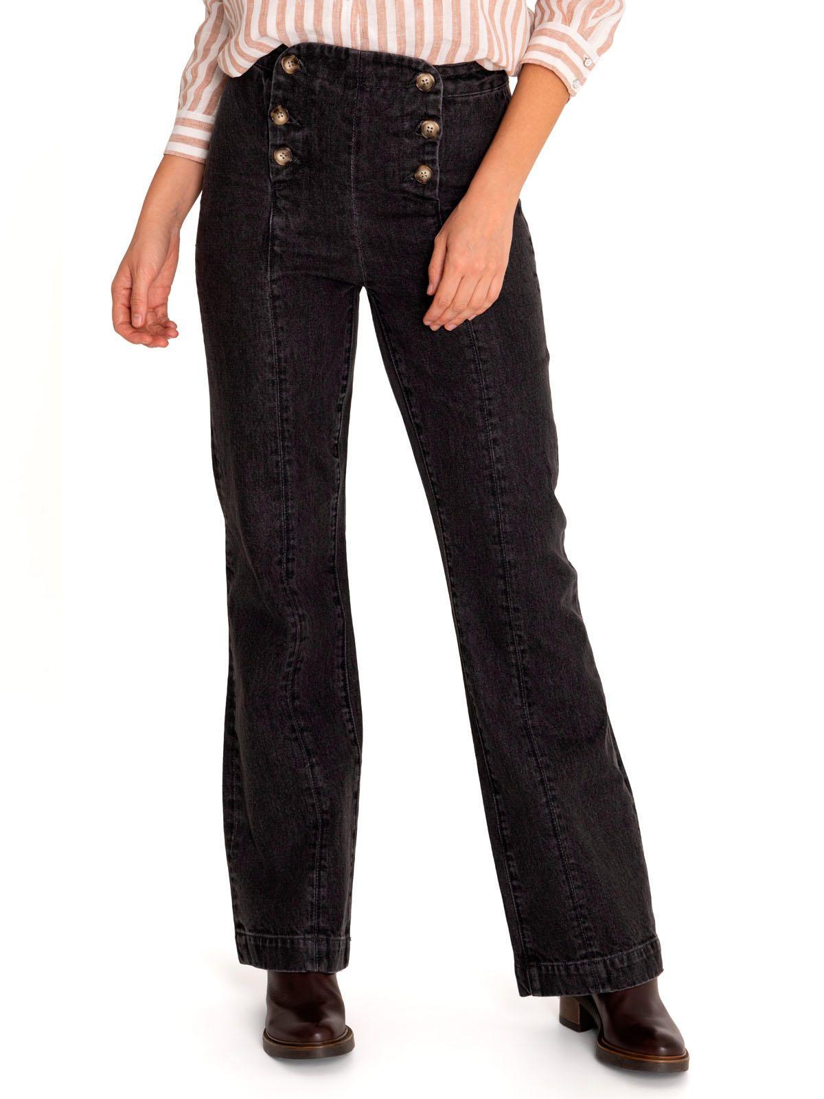 Jeans Algodón Orgánico Mujer Menta Gris-4