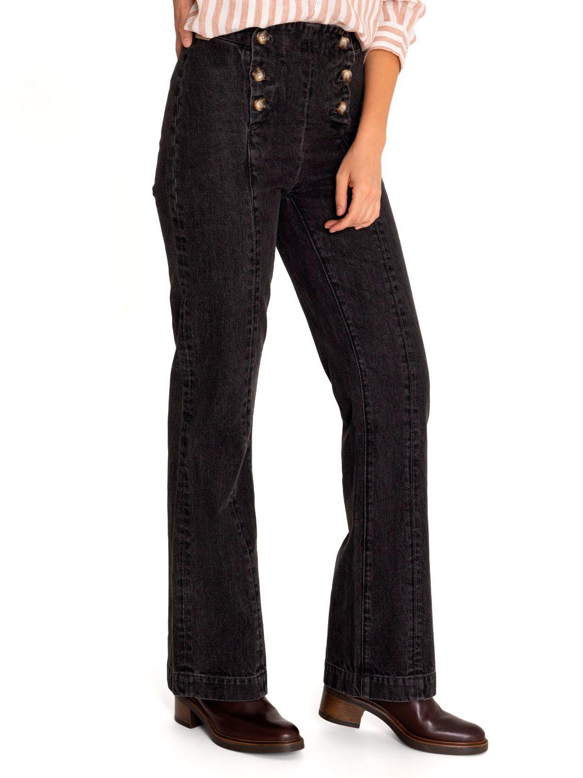 Jeans Algodón Orgánico Mujer Menta Gris-5