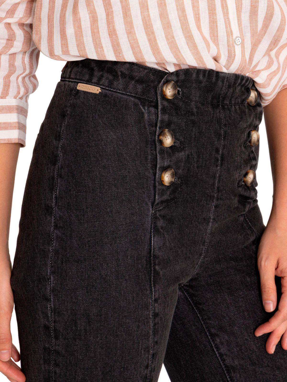 Jeans Algodón Orgánico Mujer Menta Gris-8