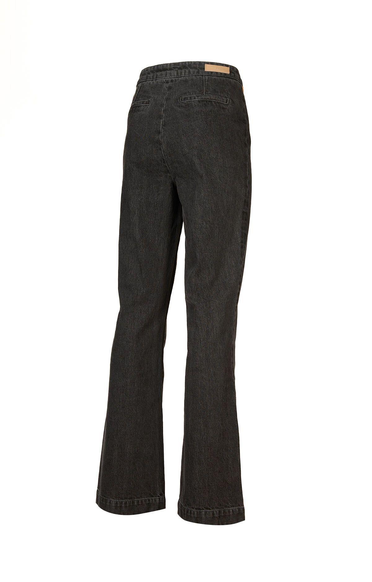 Jeans Algodón Orgánico Mujer Menta Gris-1