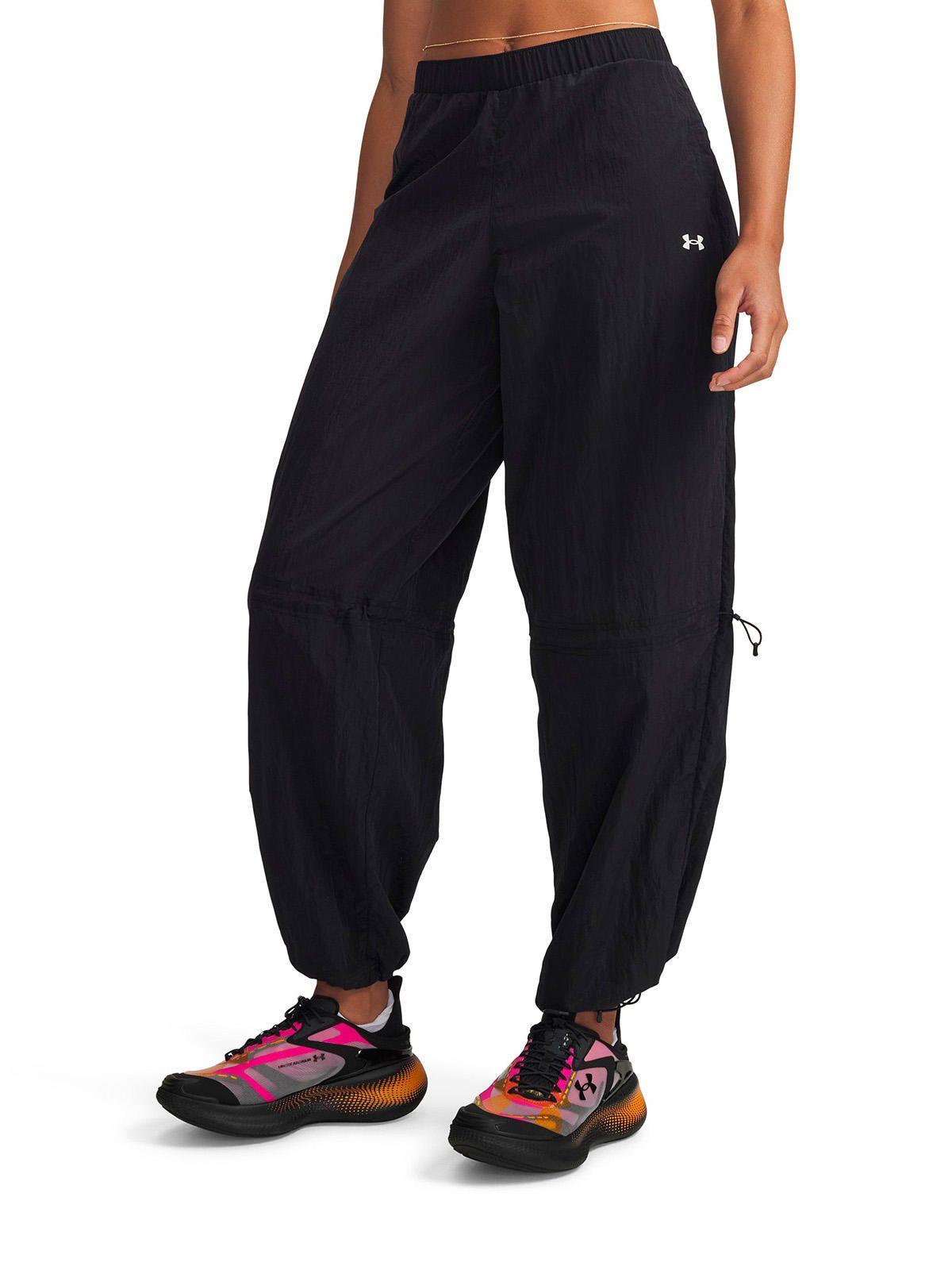 Pantalon UA Rival Woven Bungee Pants Negro Mujer-0