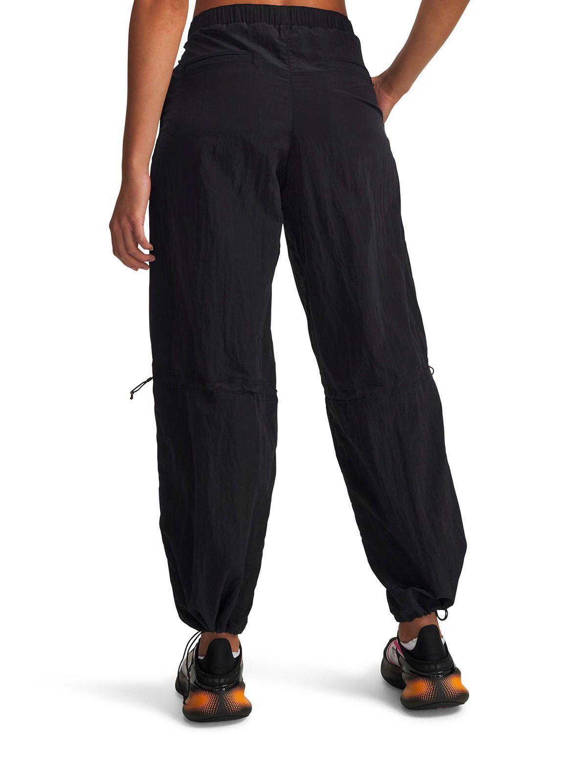 Pantalon UA Rival Woven Bungee Pants Negro Mujer-1