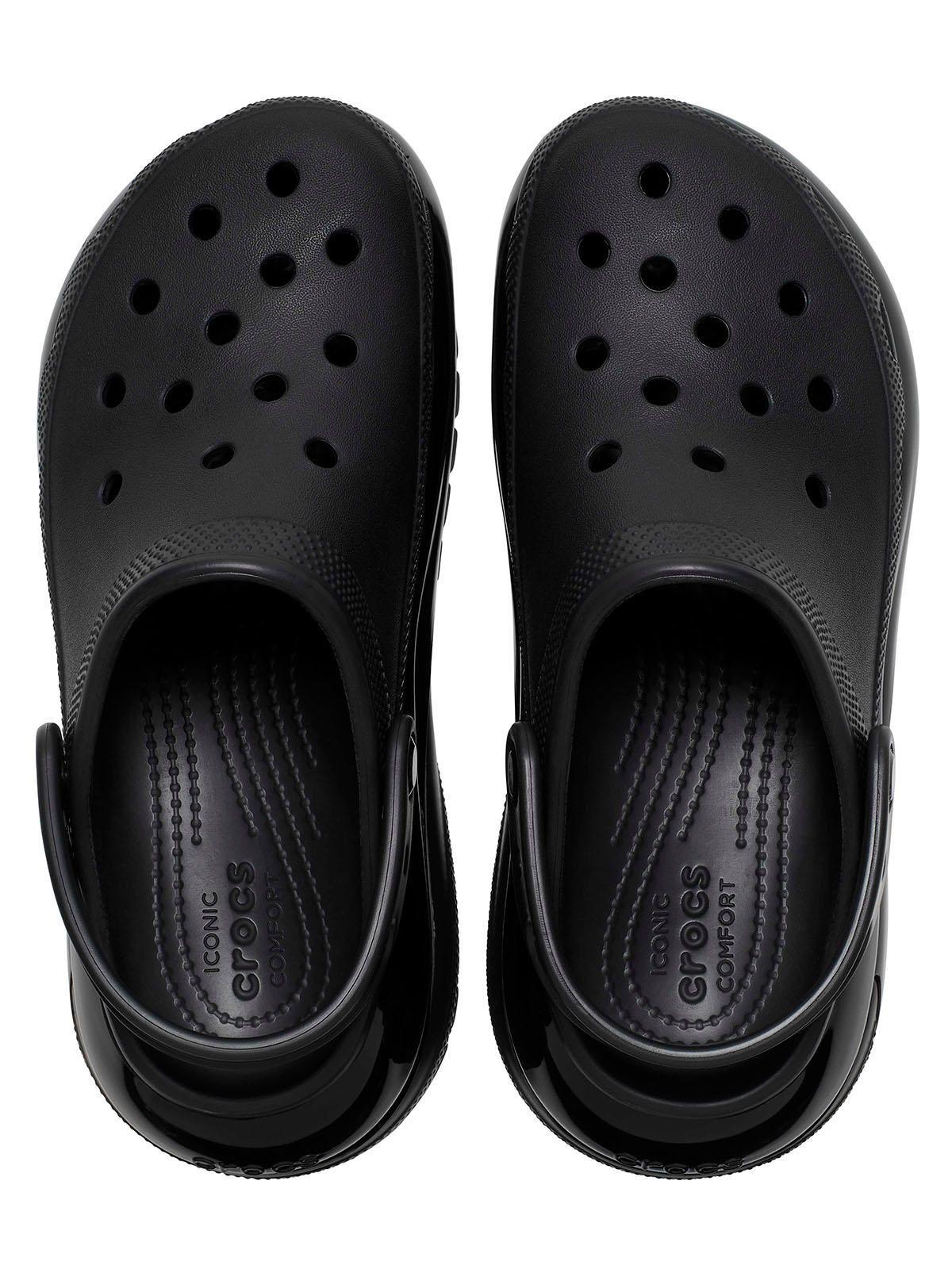 Zueco Crocs Mujer Mega Crush Clog Negro-4