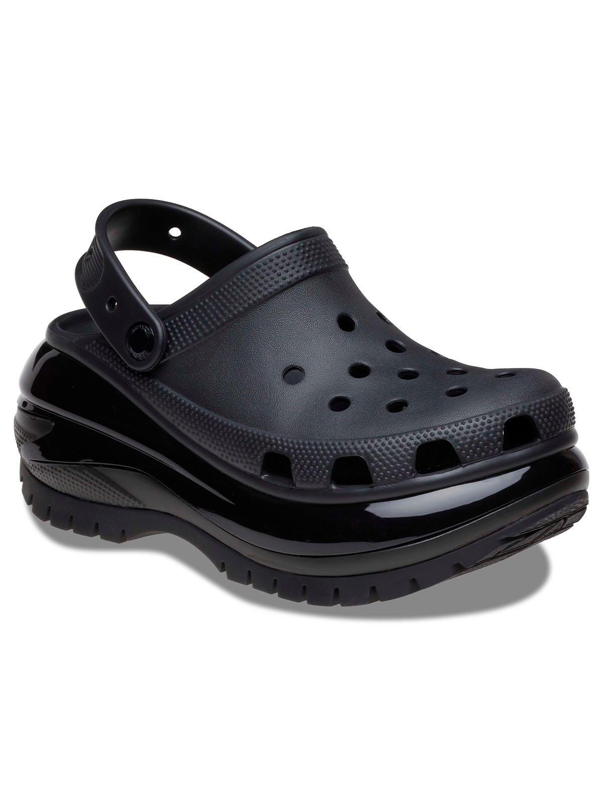 Zueco Crocs Mujer Mega Crush Clog Negro-6