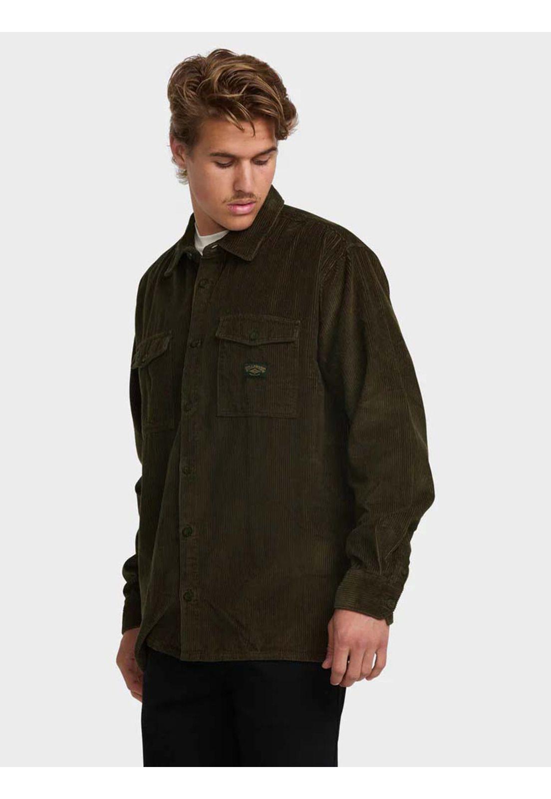 Sobrecamisa Cotelé Hombre Bong Days Café Billabong-1